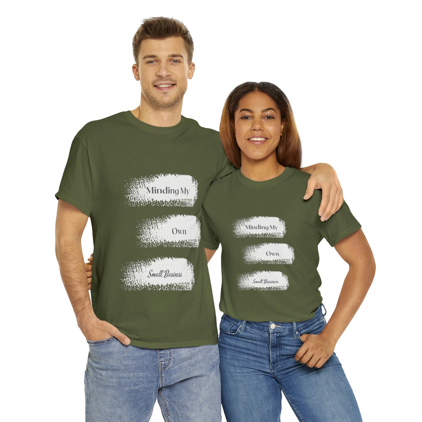 Minding My Own Small Business Unisex Heavy Cotton Tee