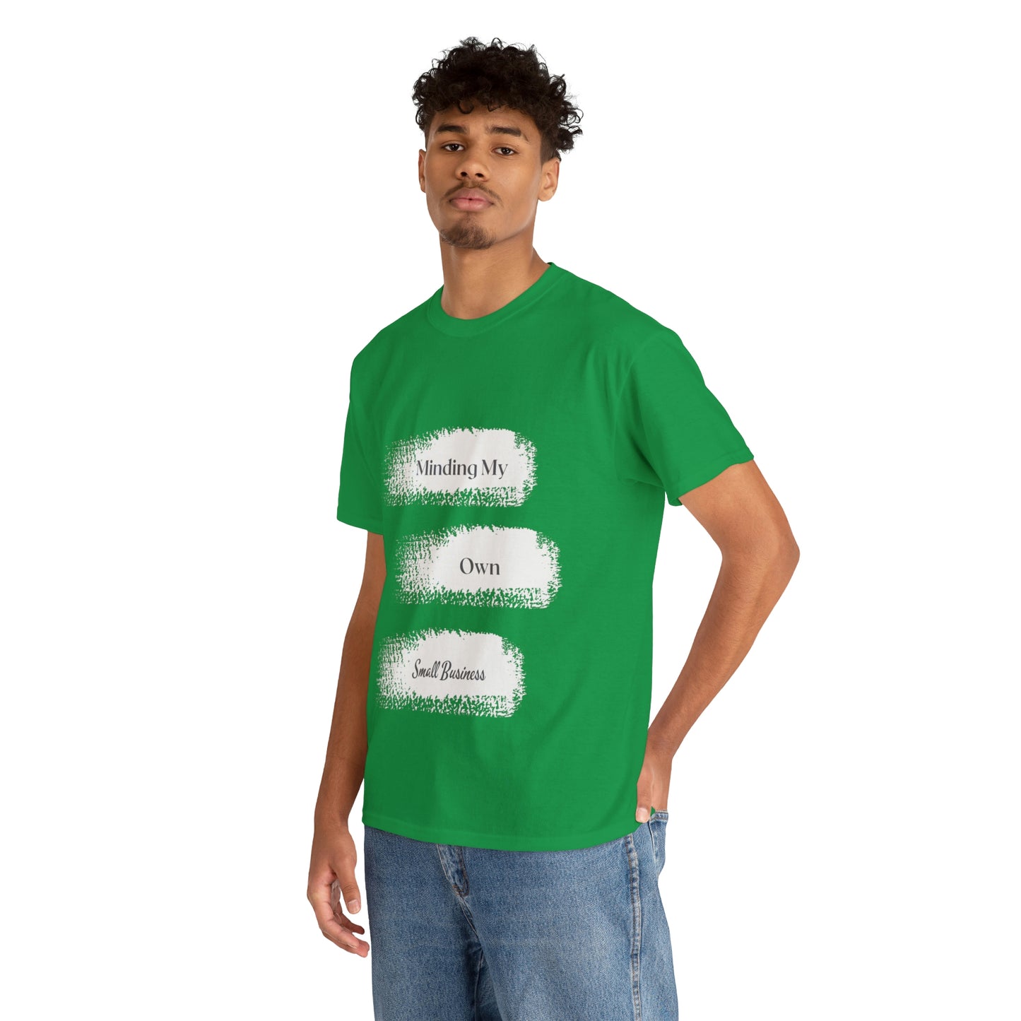 Minding My Own Small Business Unisex Heavy Cotton Tee