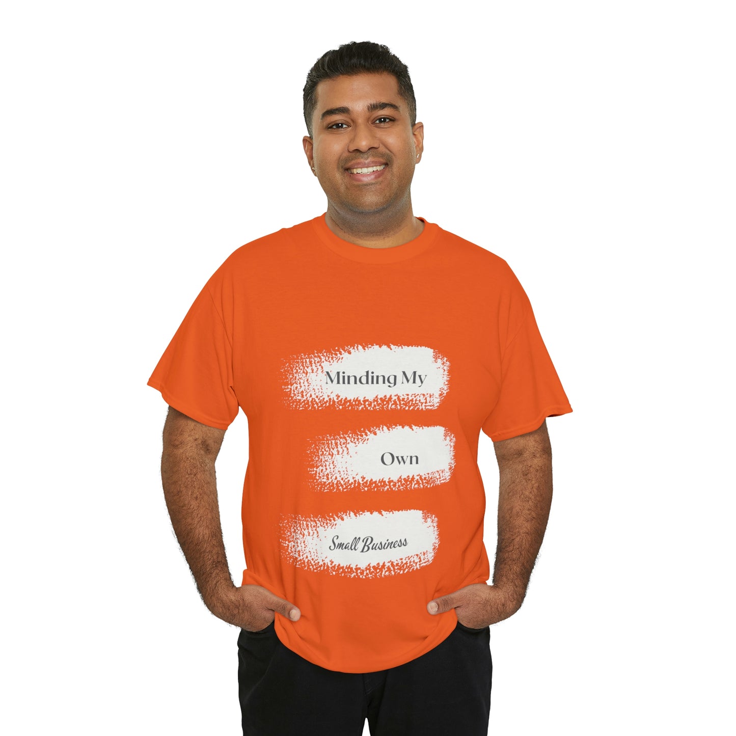 Minding My Own Small Business Unisex Heavy Cotton Tee