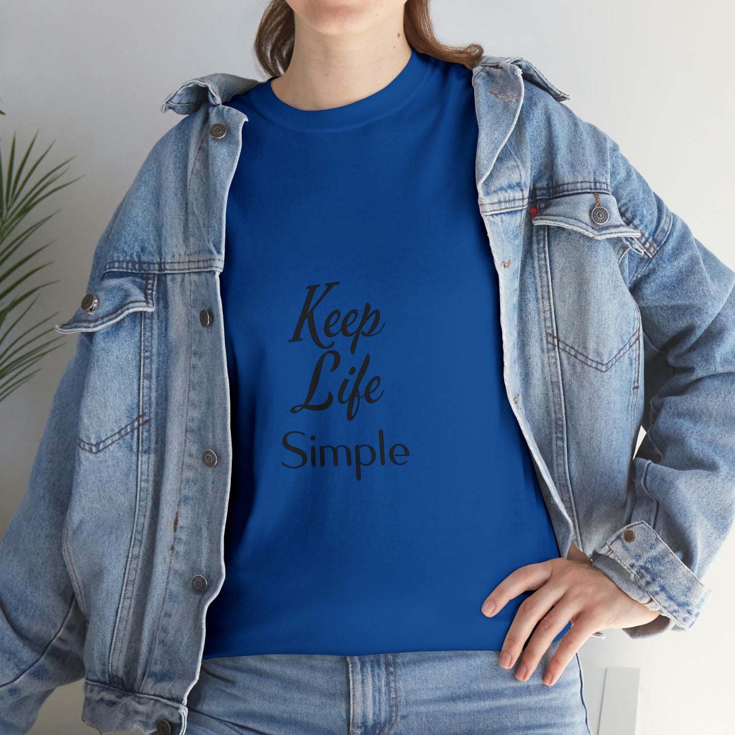 Keep Life Simple Unisex Heavy Cotton Tee