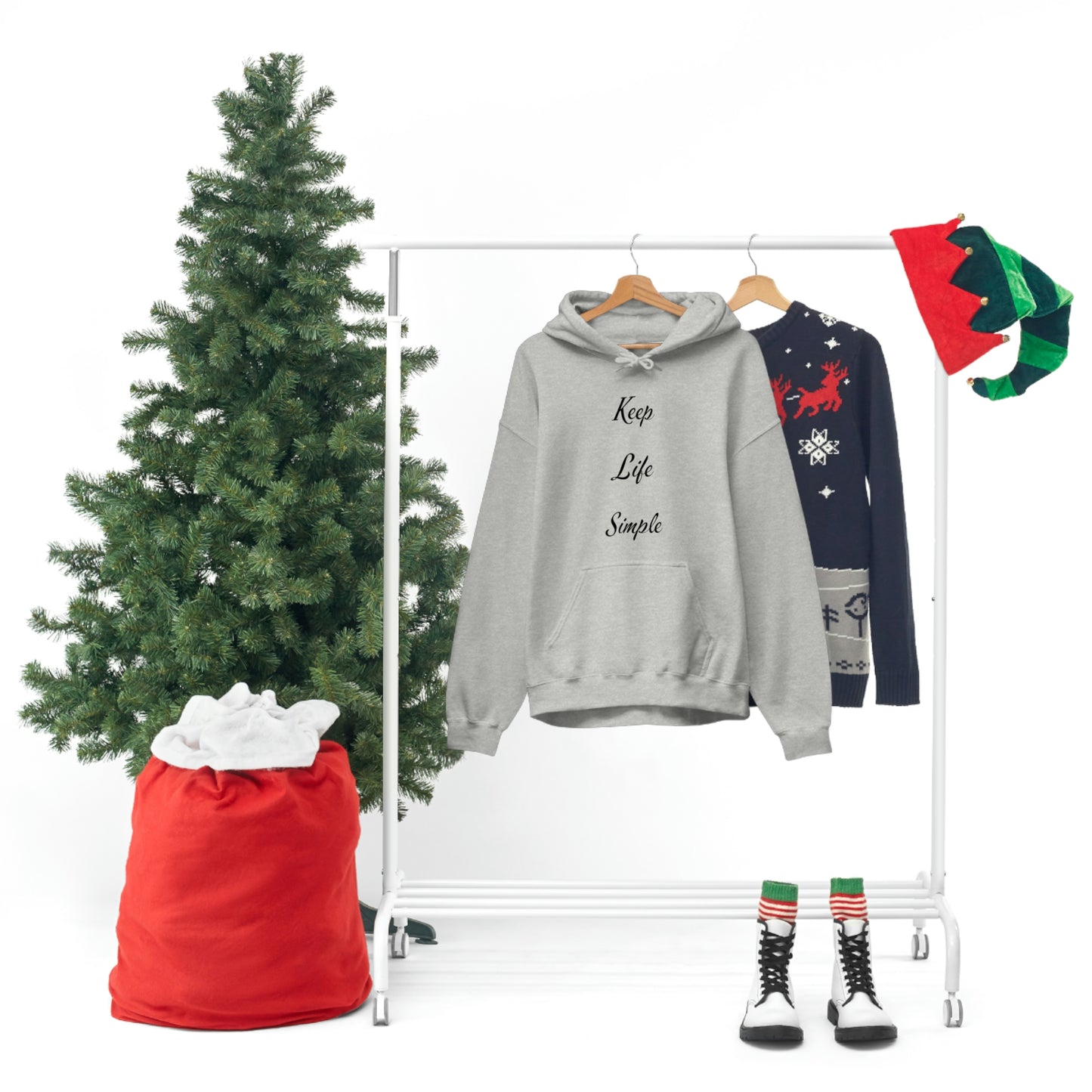 Keep Life Simple Hooded Sweatshirt