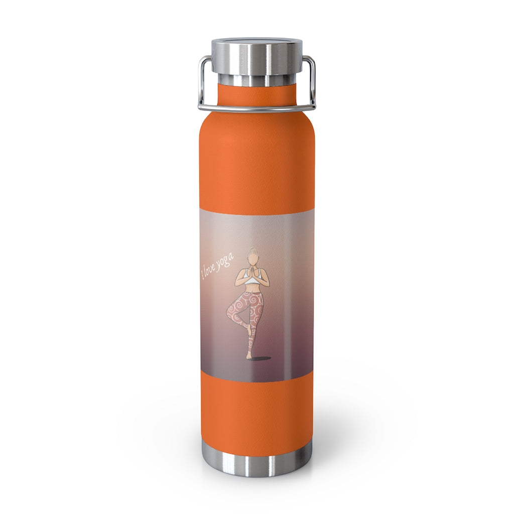 I Love Yoga Vacuum Insulated Bottle....