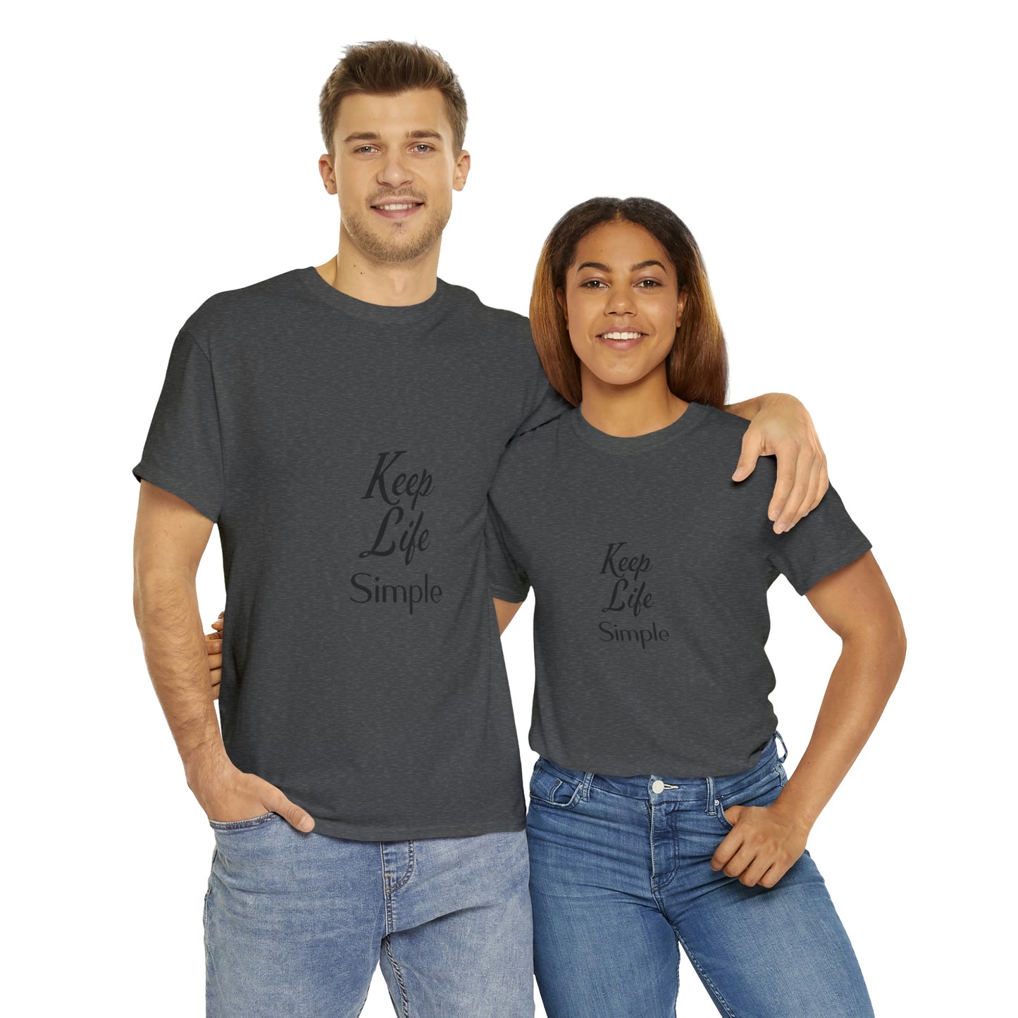 Keep Life Simple Unisex Heavy Cotton Tee