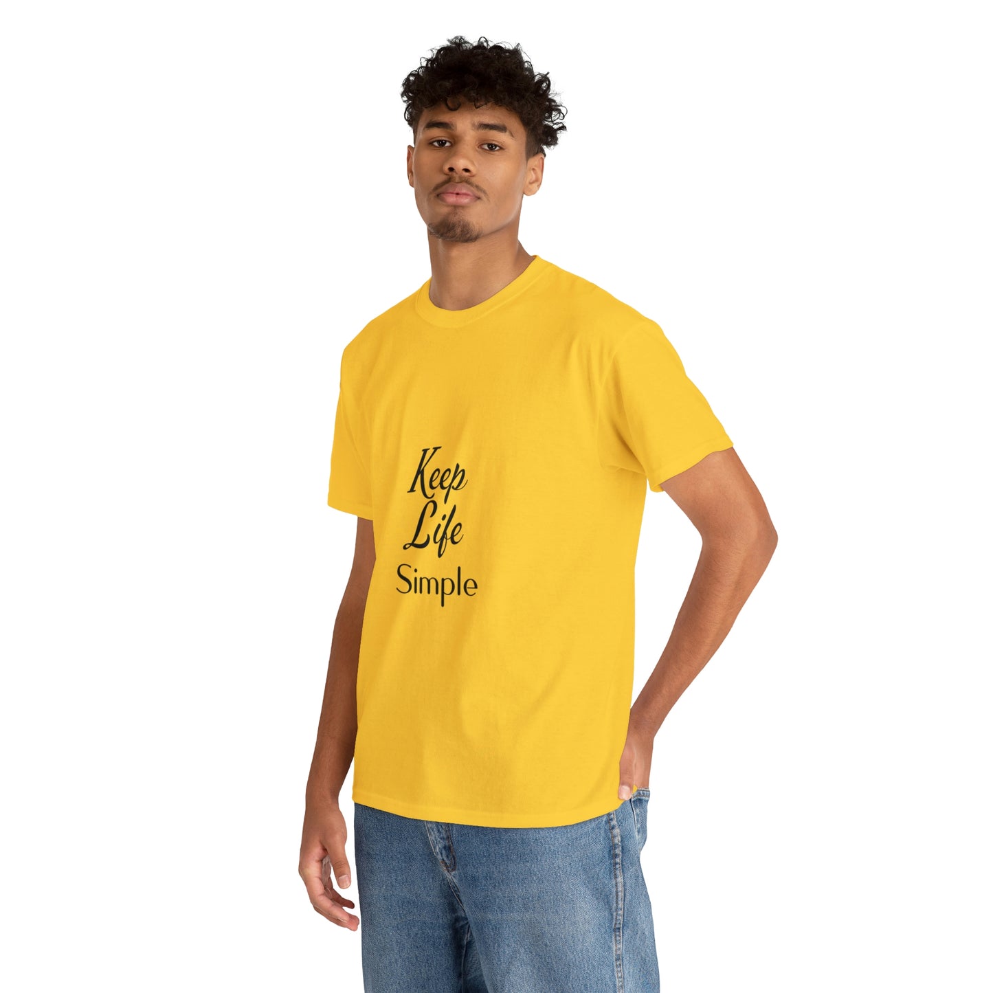 Keep Life Simple Unisex Heavy Cotton Tee