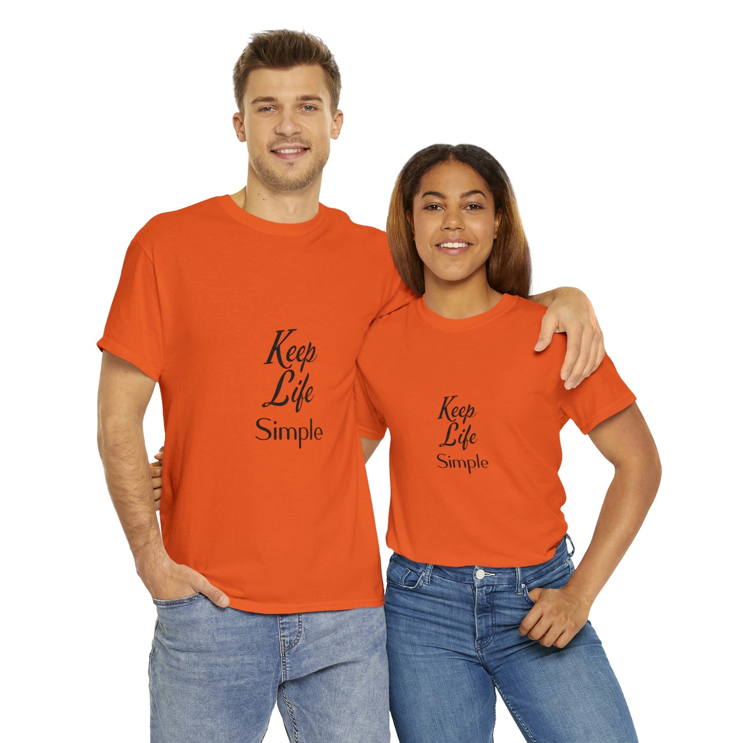 Keep Life Simple Unisex Heavy Cotton Tee