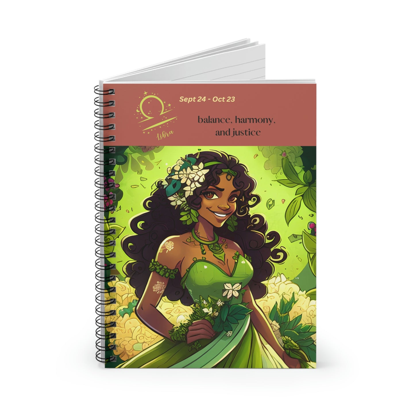 Astrology Collection (Libra) - Middle Eastern and Indian Culture Journal - Ruled Line