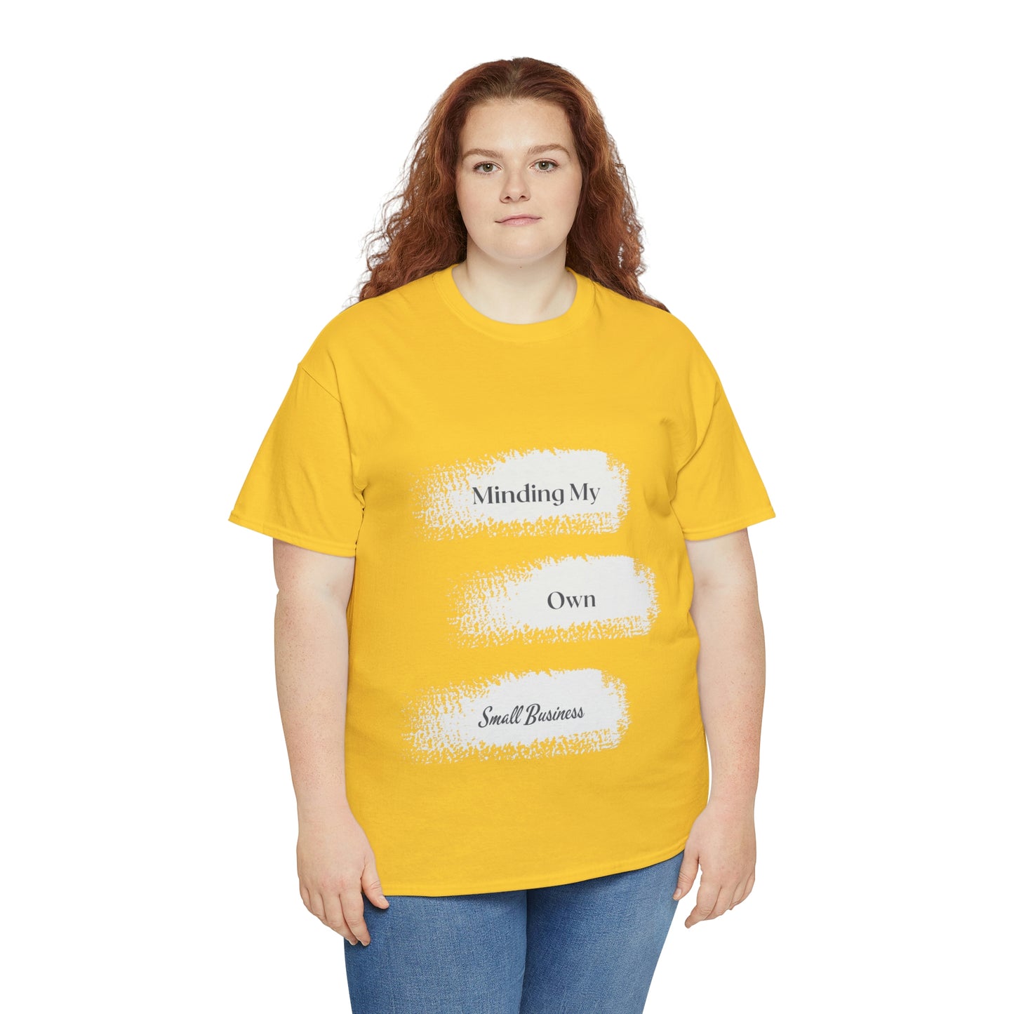 Minding My Own Small Business Unisex Heavy Cotton Tee