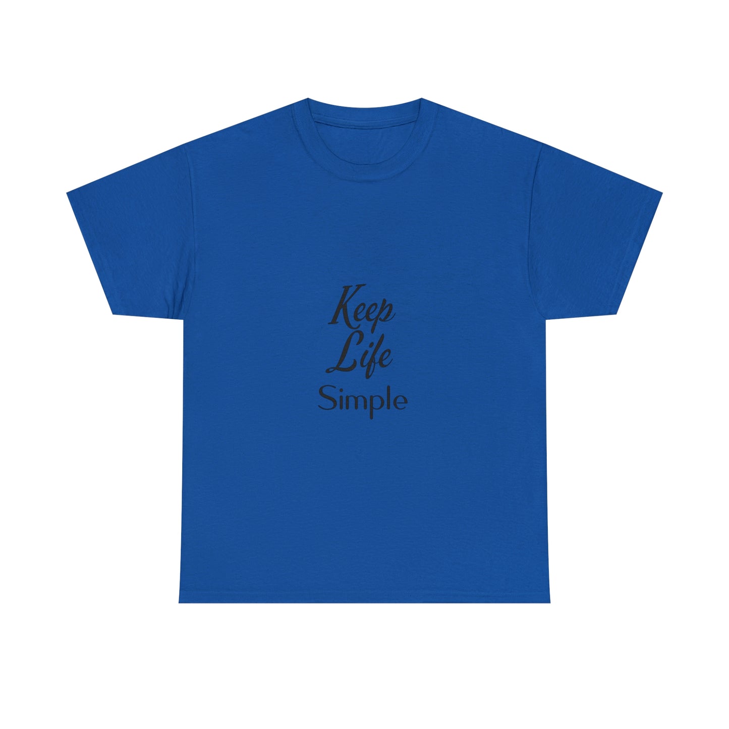Keep Life Simple Unisex Heavy Cotton Tee