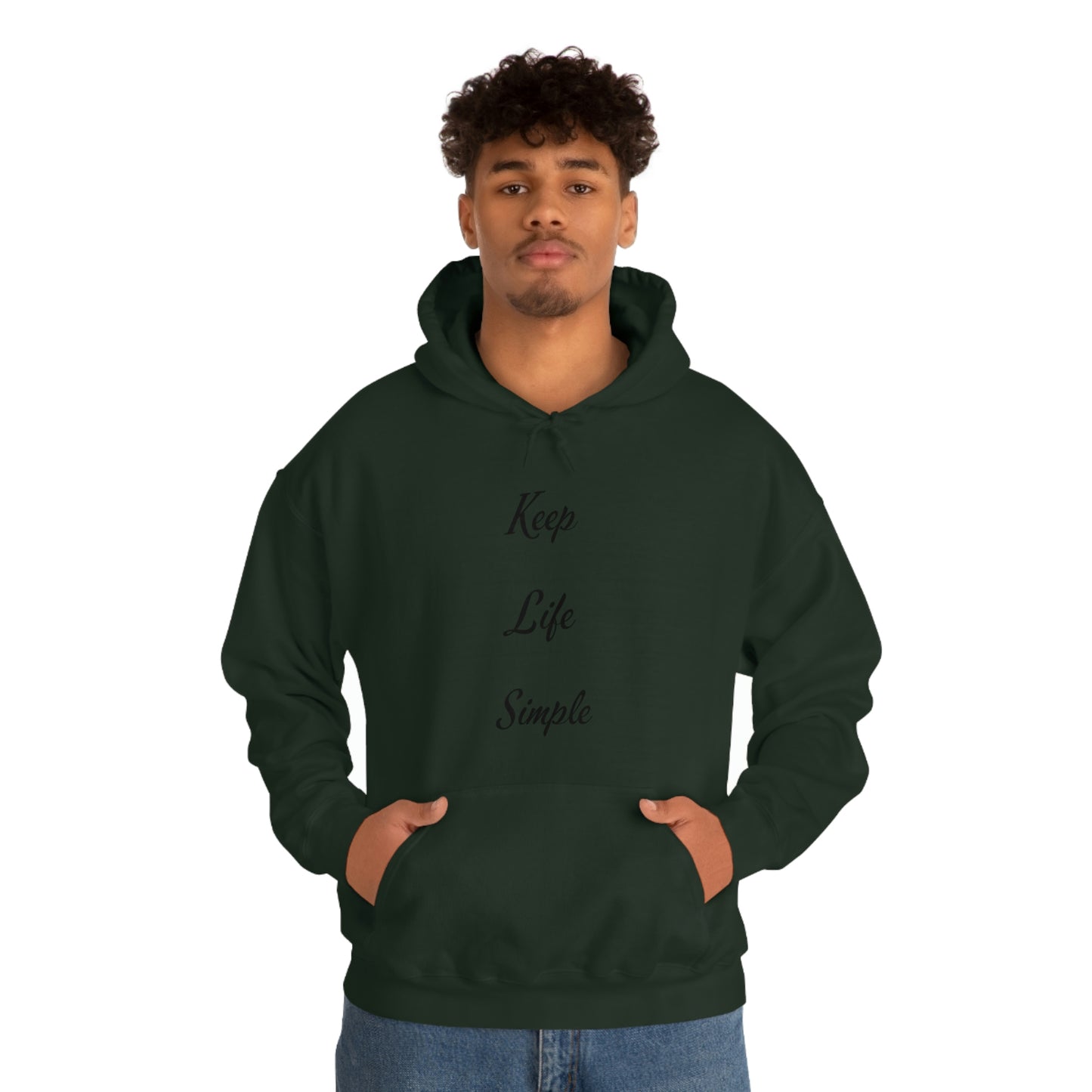 Keep Life Simple Hooded Sweatshirt