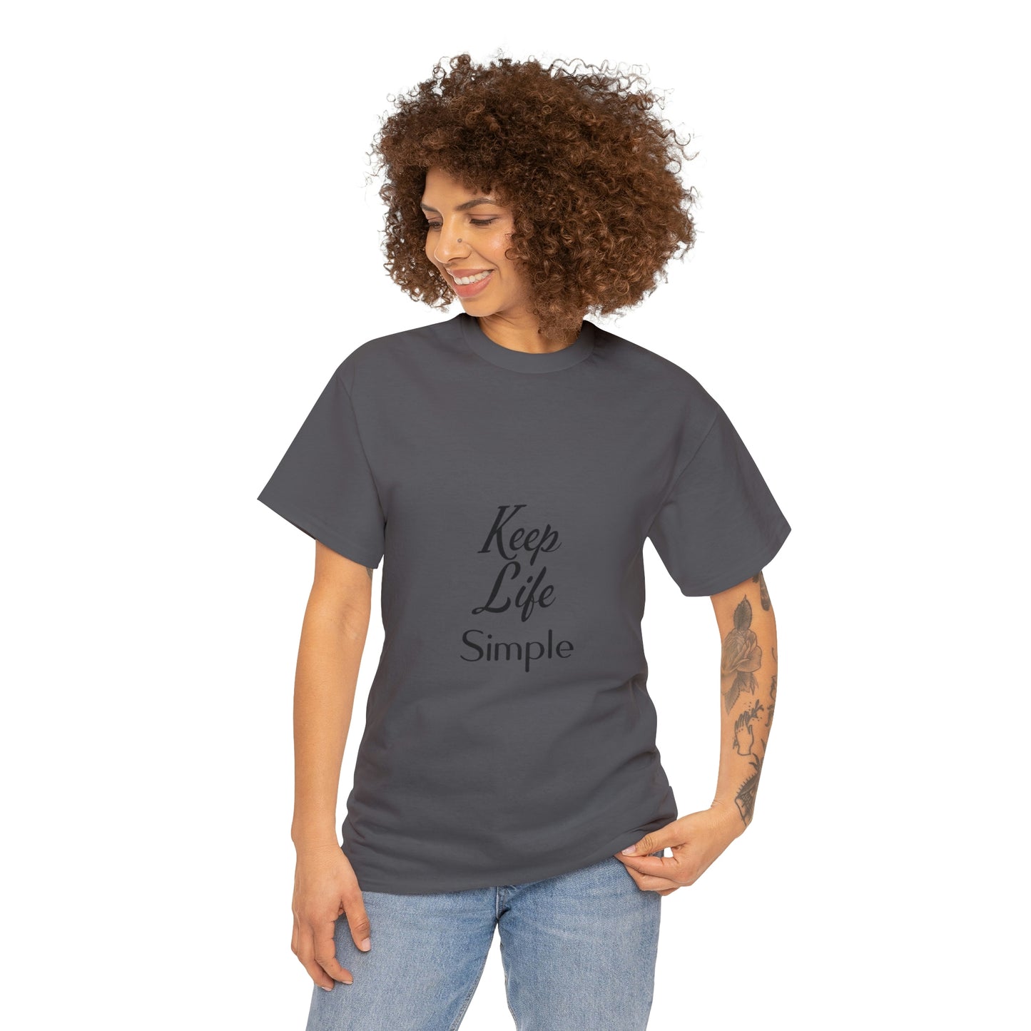 Keep Life Simple Unisex Heavy Cotton Tee