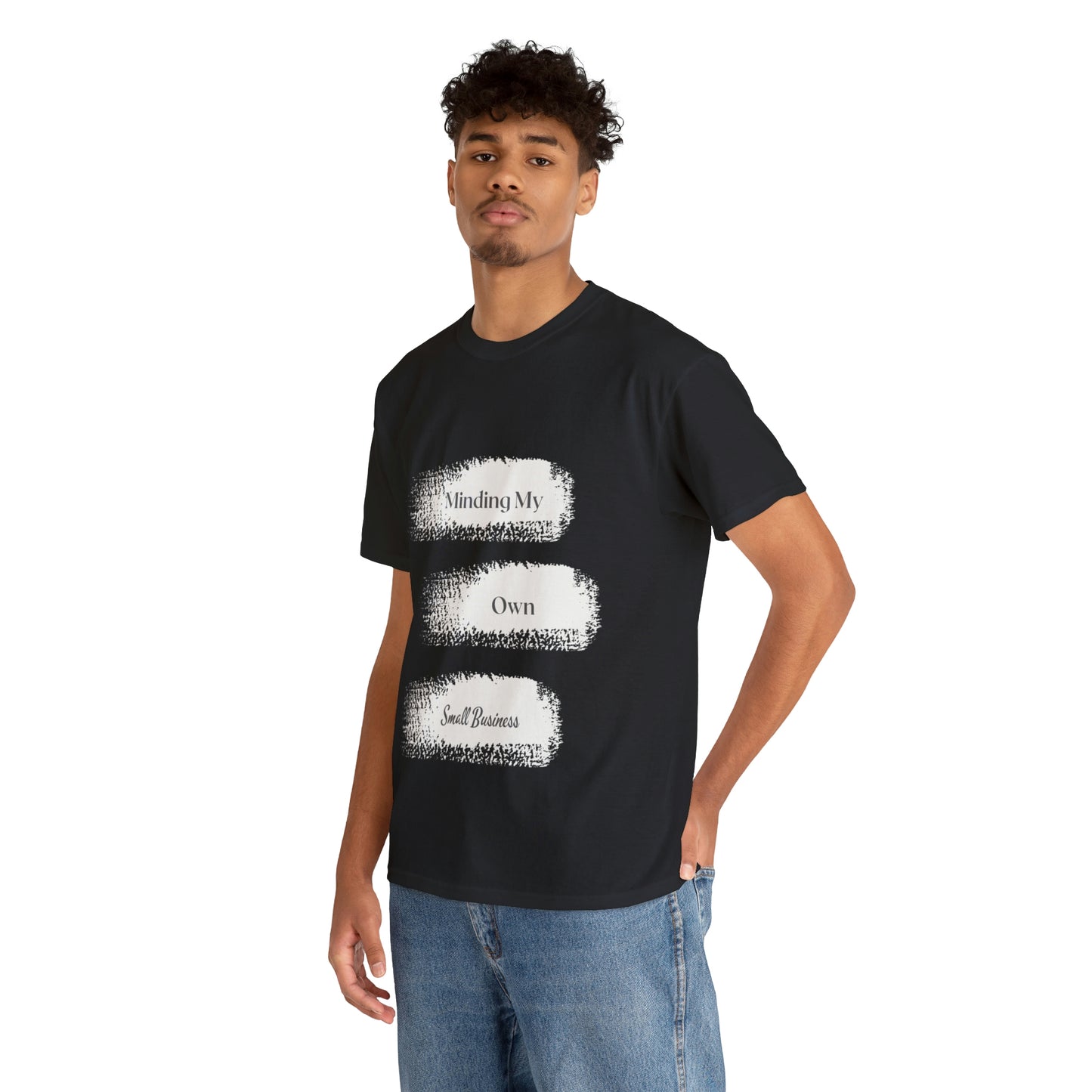 Minding My Own Small Business Unisex Heavy Cotton Tee