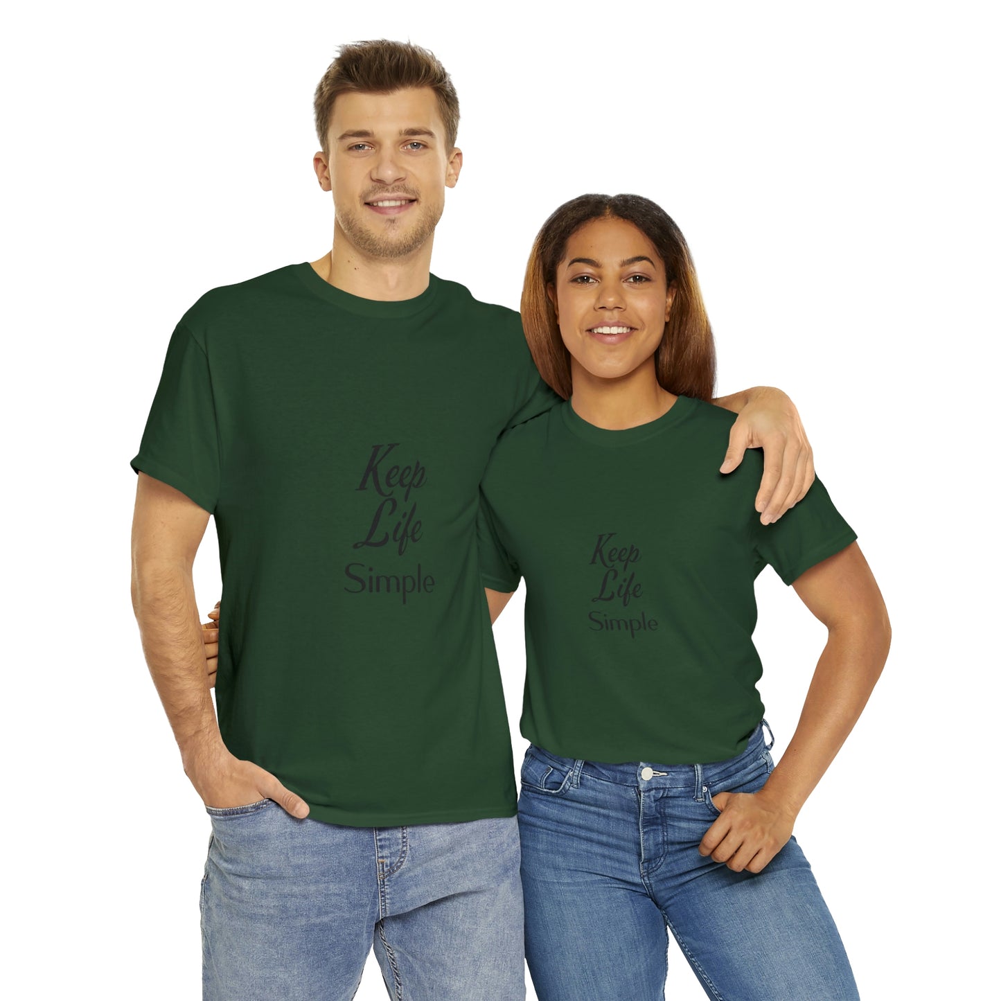 Keep Life Simple Unisex Heavy Cotton Tee