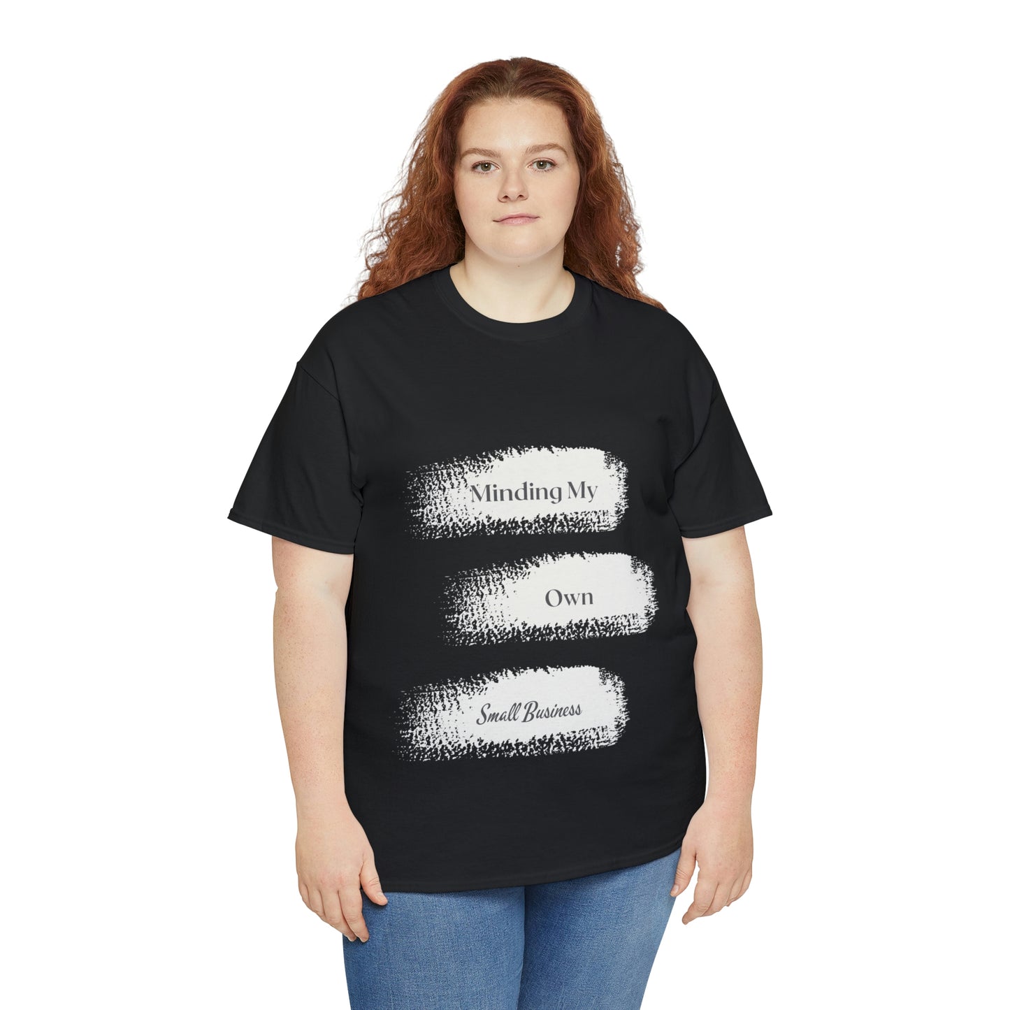 Minding My Own Small Business Unisex Heavy Cotton Tee
