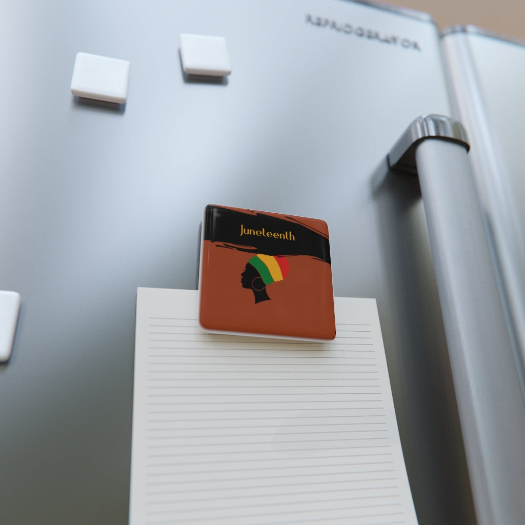 Juneteenth 2 Porcelain Magnet, Square