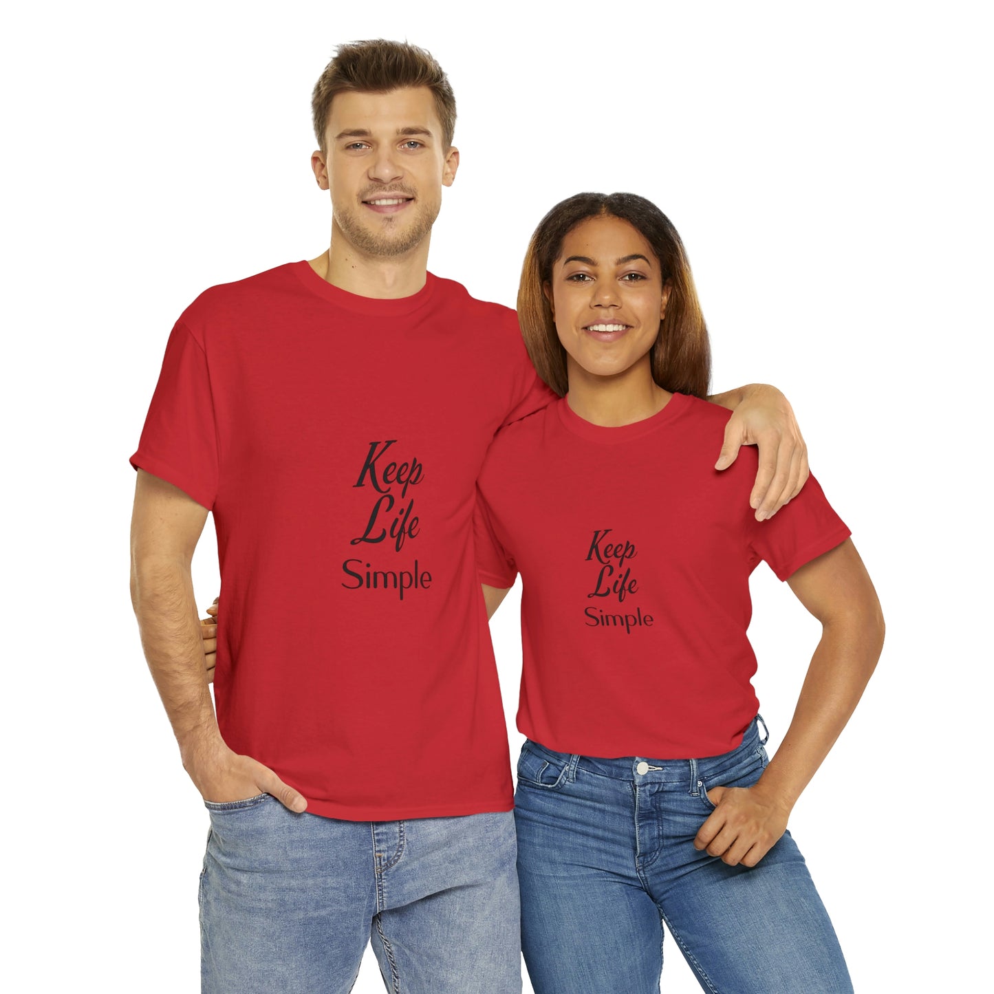 Keep Life Simple Unisex Heavy Cotton Tee