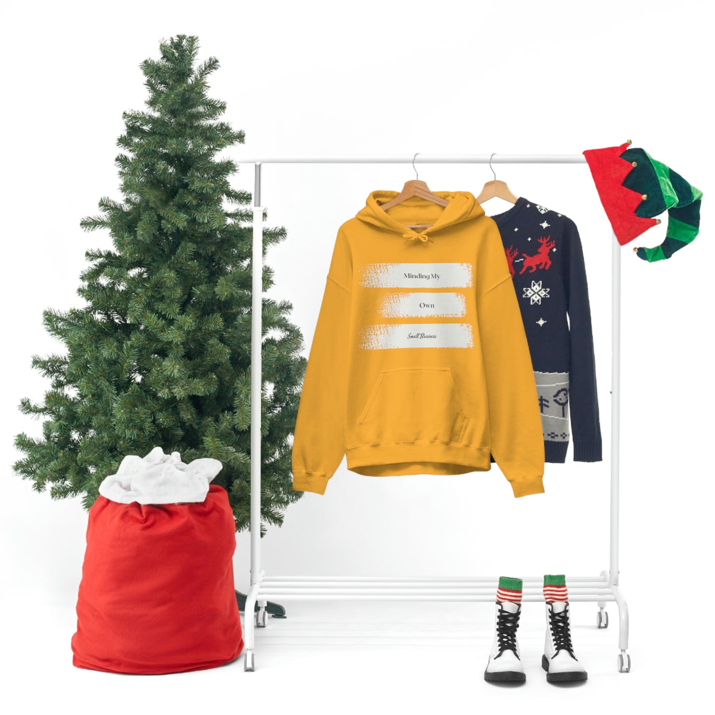 Minding My Own Small Business Hooded Sweatshirt