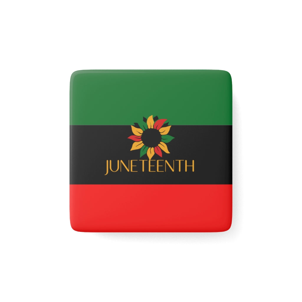 Juneteenth 1 Porcelain Magnet, Square