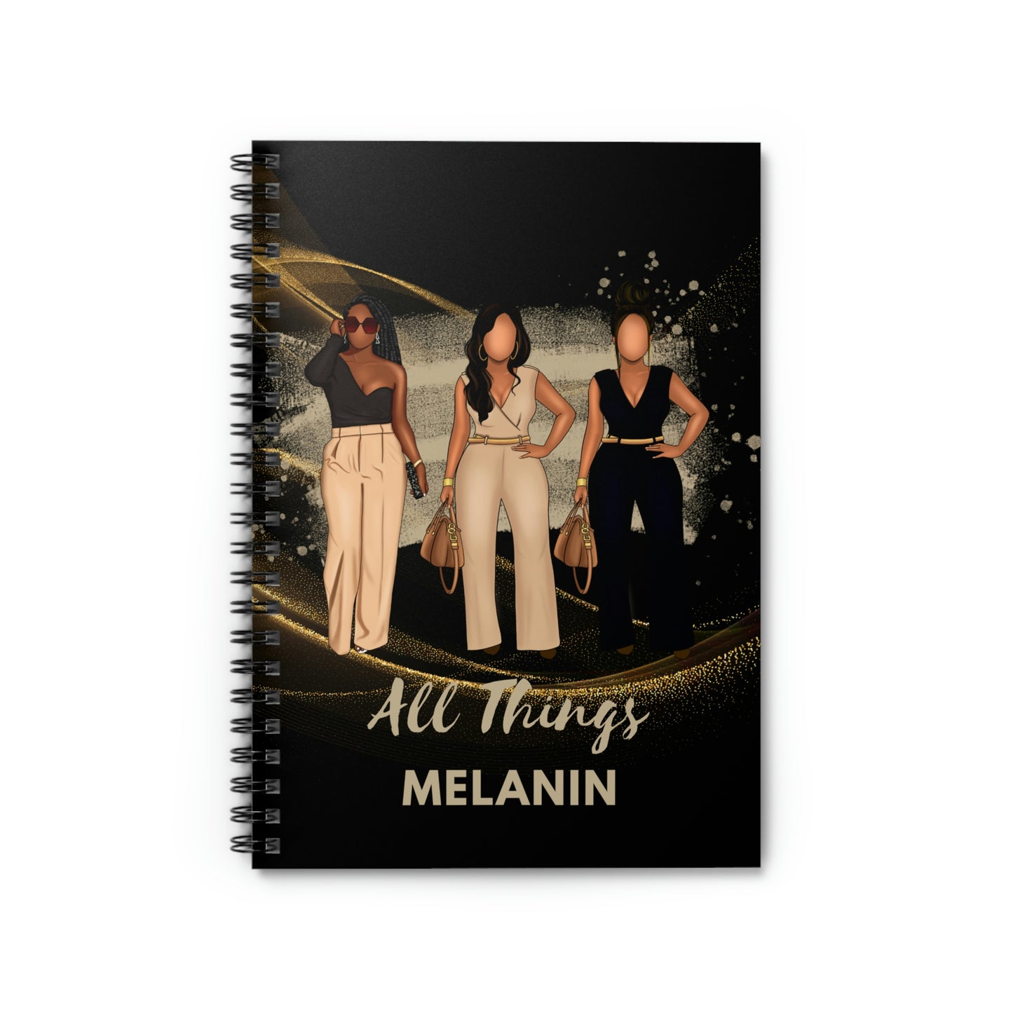 All Things Melanin (ATM Collection) Journal - Ruled Line