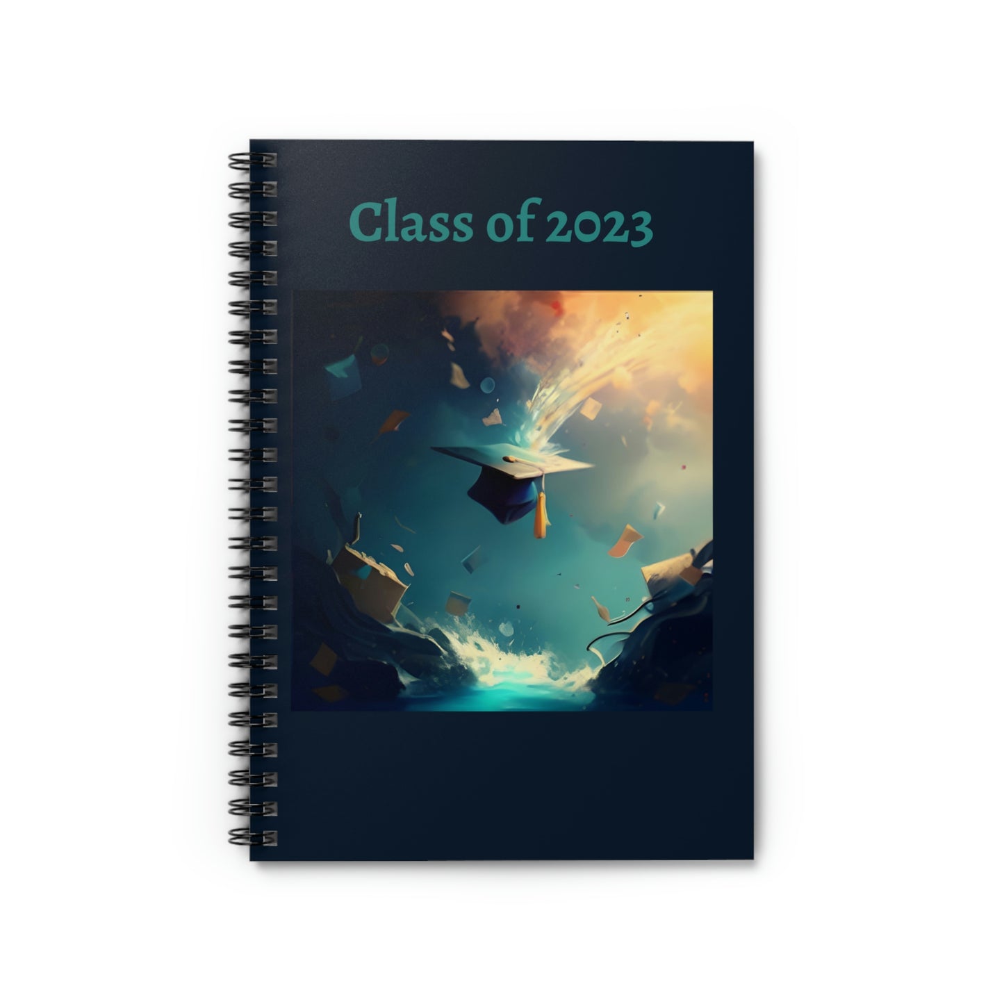 Class of 2023 Graduate Journal - Ruled Line (Cap and Blues)