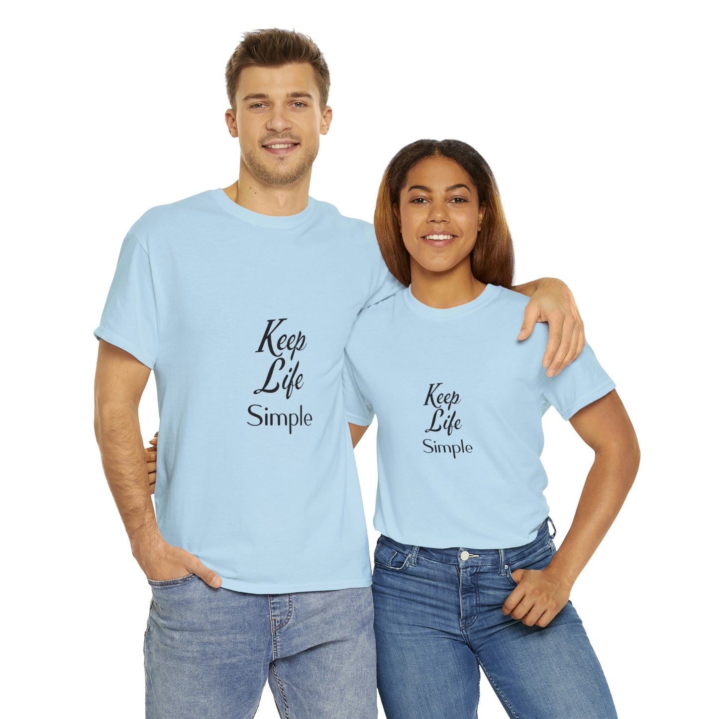 Keep Life Simple Unisex Heavy Cotton Tee