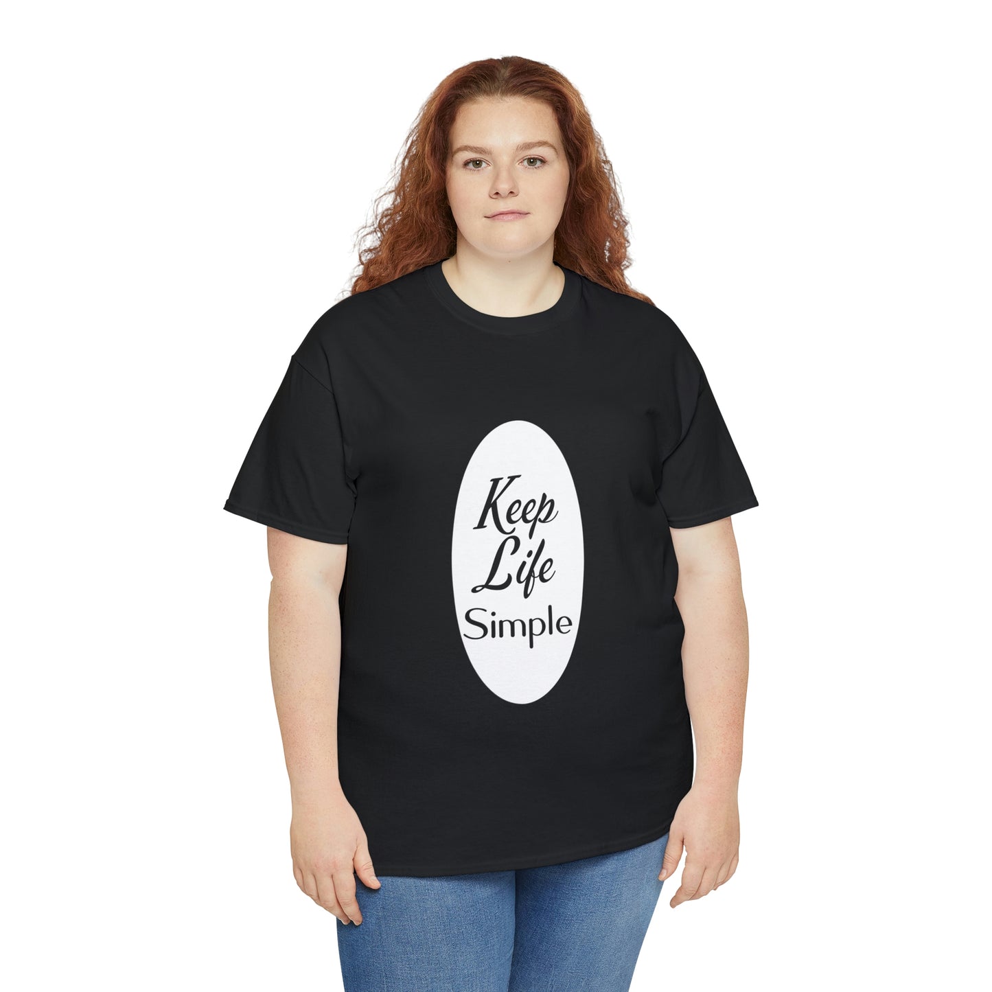 Keep Life Simple Unisex Heavy Cotton Tee
