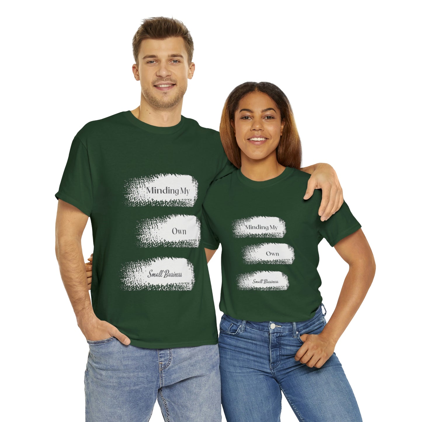 Minding My Own Small Business Unisex Heavy Cotton Tee