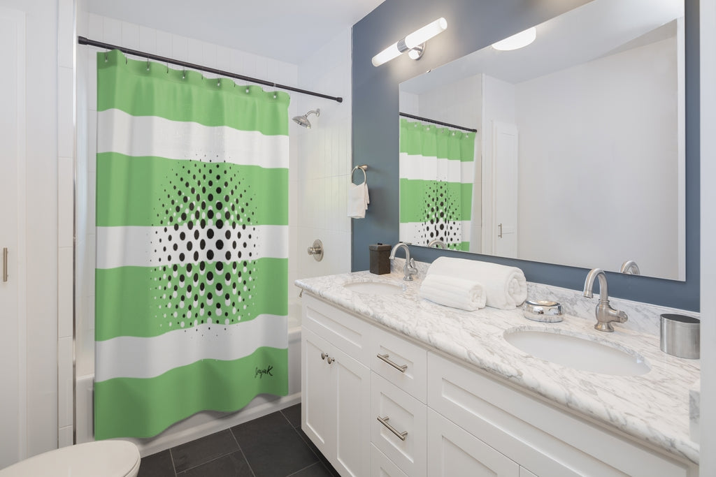 Mint Shower Curtain
