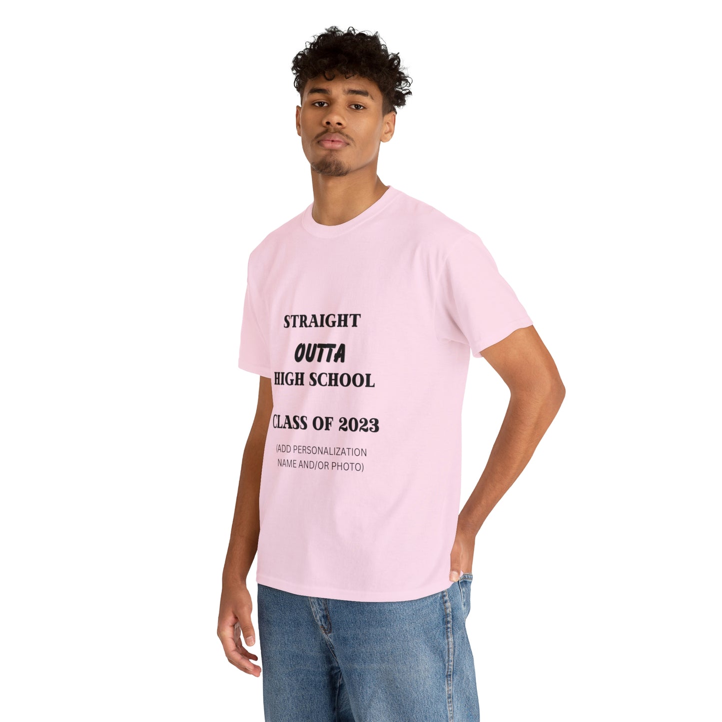 Straight Outta High School T-shirt 2023 Graduation T-shirt (PERSONALIZED)