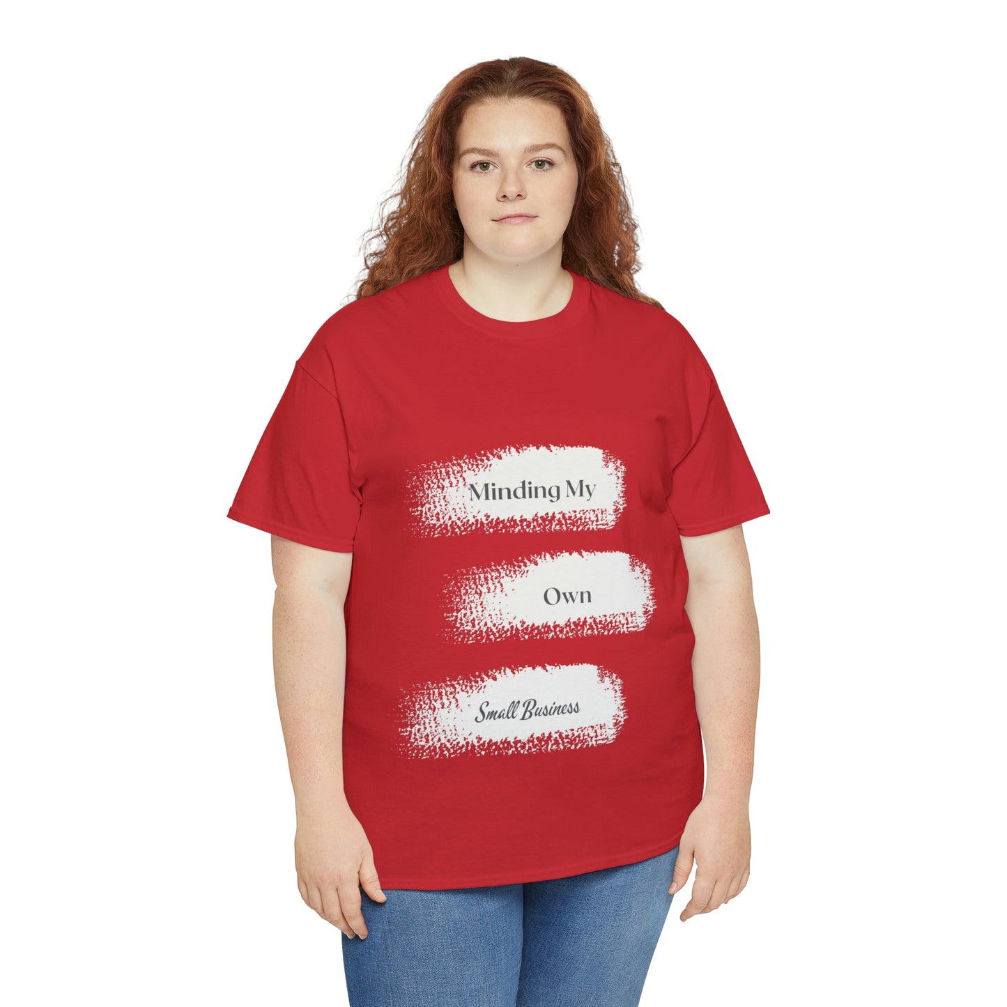 Minding My Own Small Business Unisex Heavy Cotton Tee