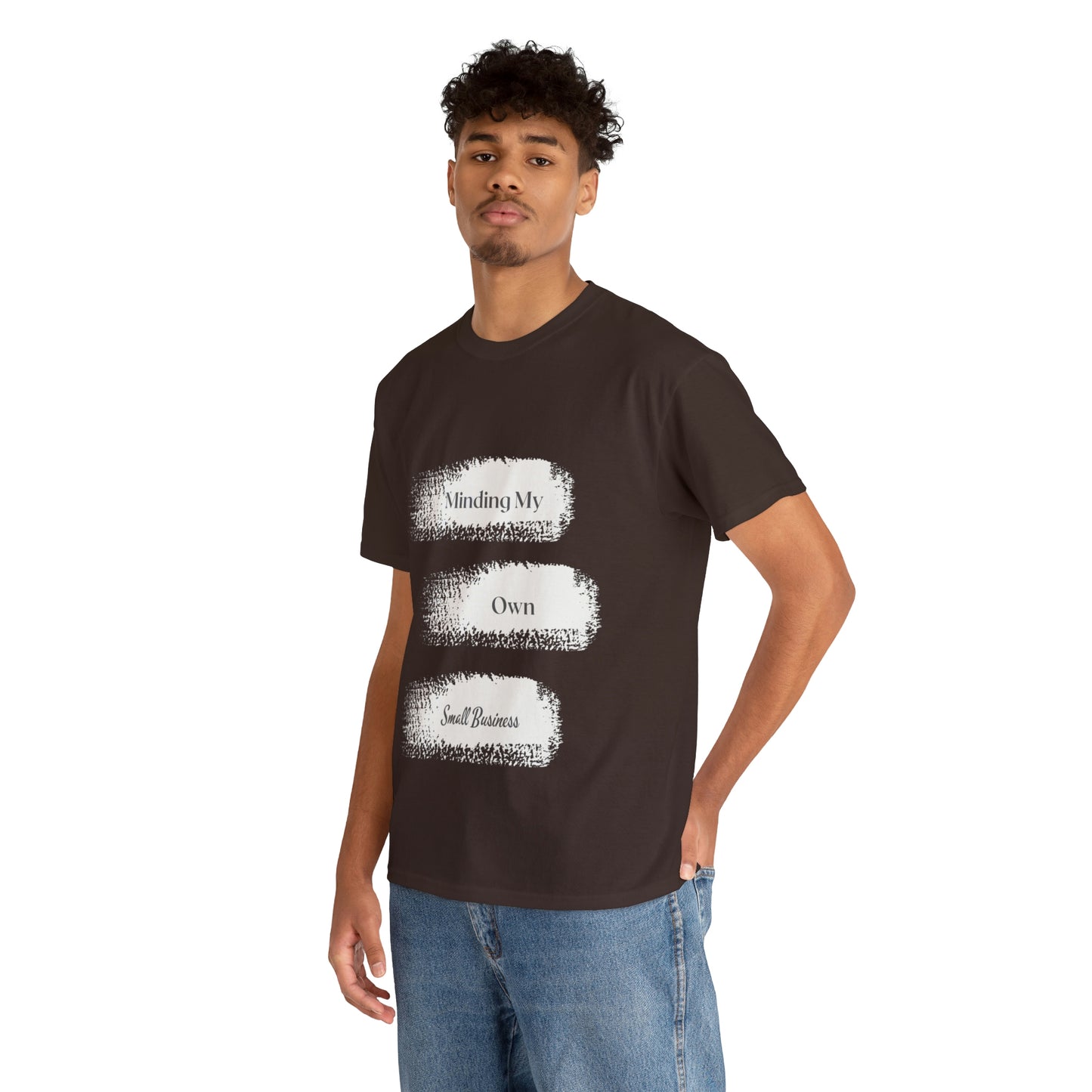 Minding My Own Small Business Unisex Heavy Cotton Tee