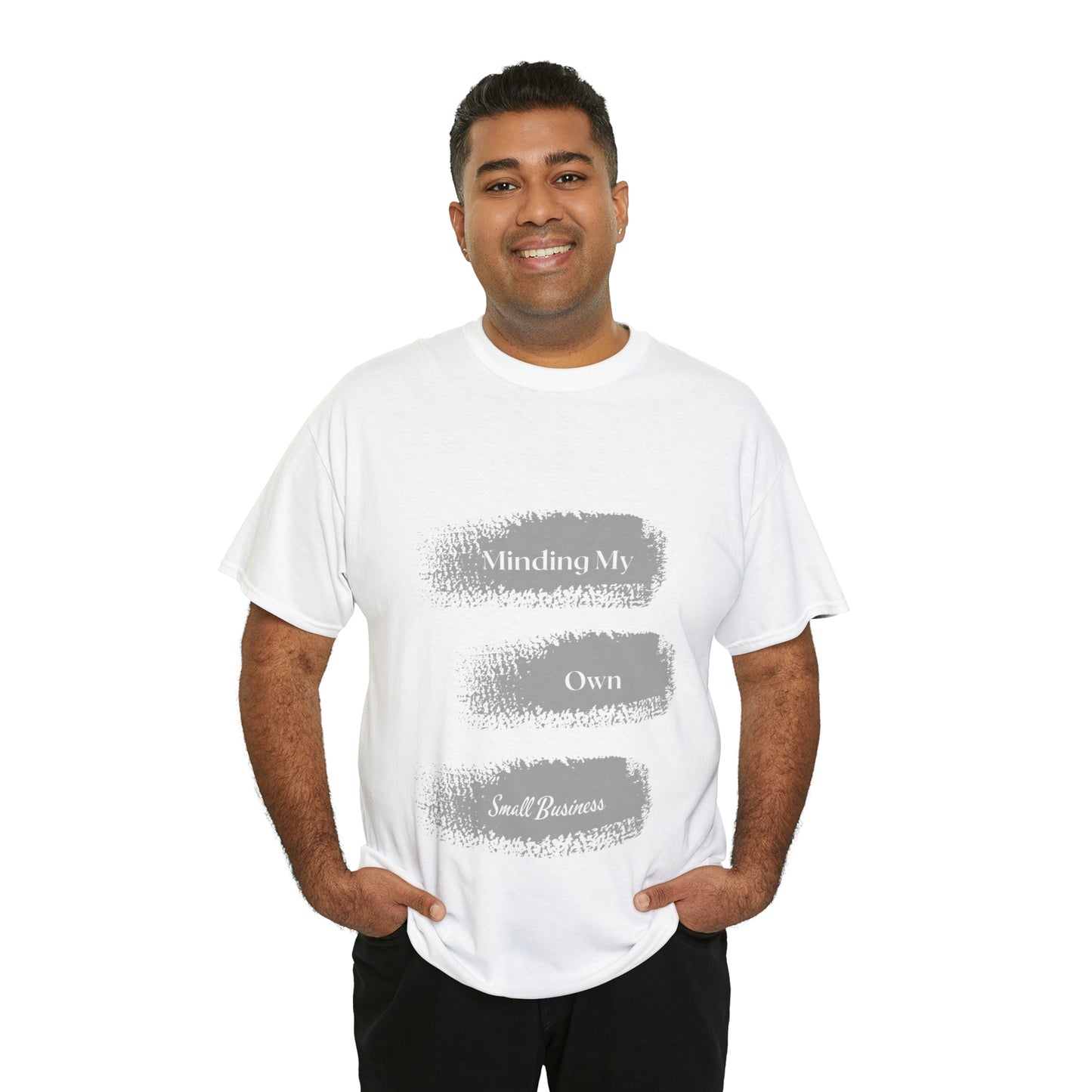 Minding My Own Small Business Unisex Heavy Cotton Tee