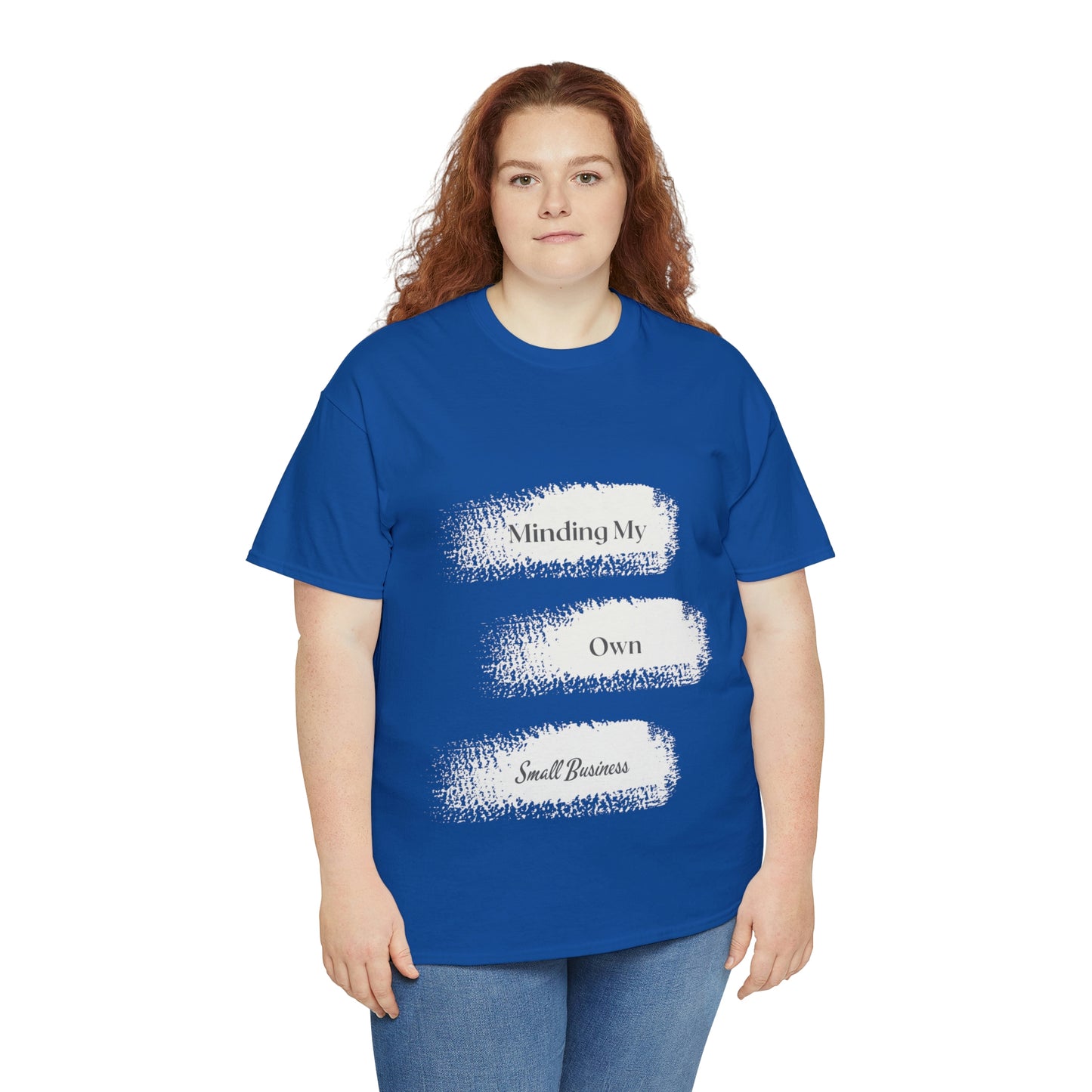 Minding My Own Small Business Unisex Heavy Cotton Tee