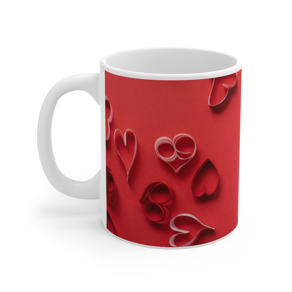Hearts Ceramic Mugs (11oz / 15oz)