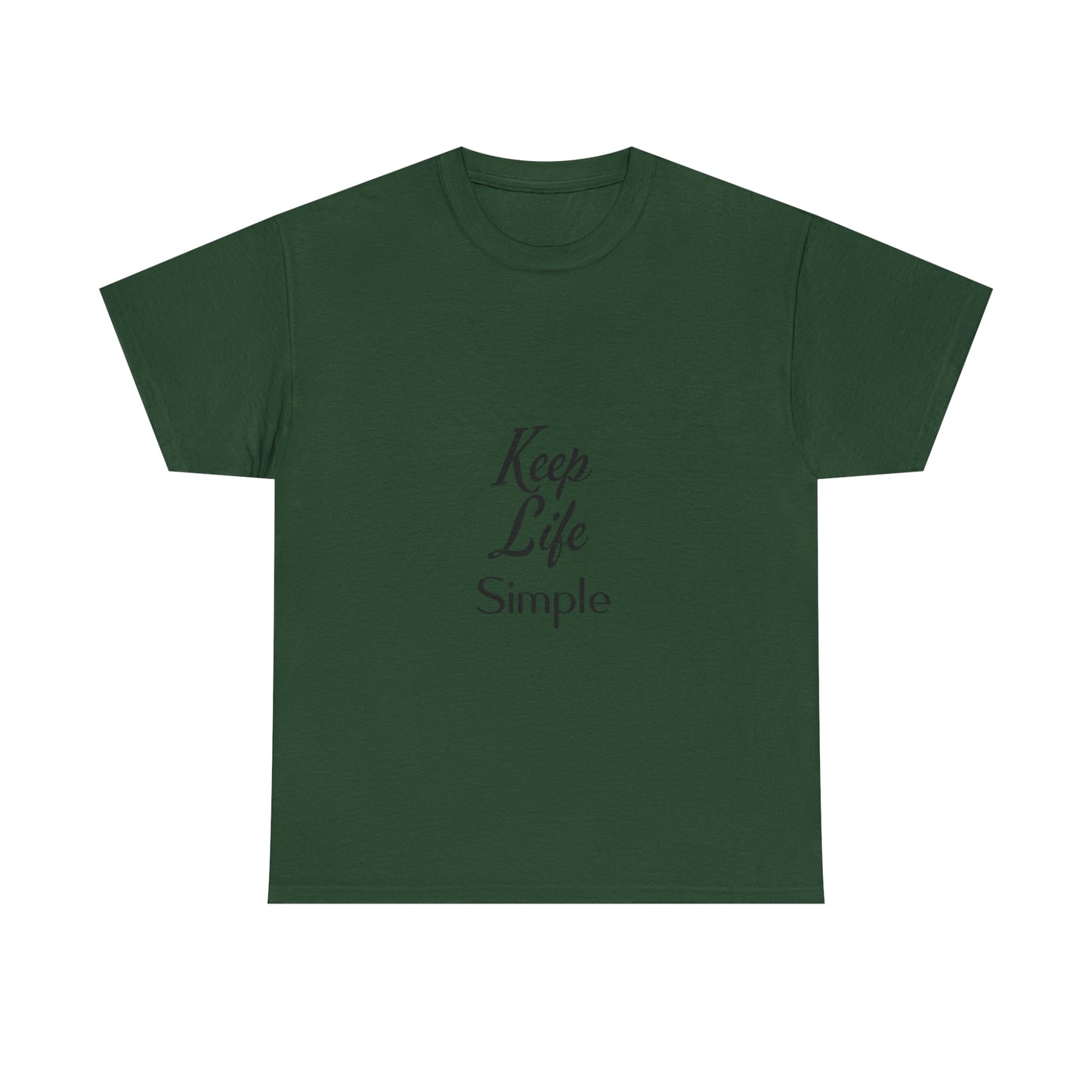 Keep Life Simple Unisex Heavy Cotton Tee