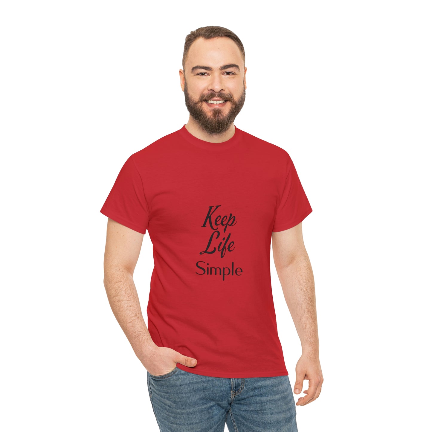 Keep Life Simple Unisex Heavy Cotton Tee