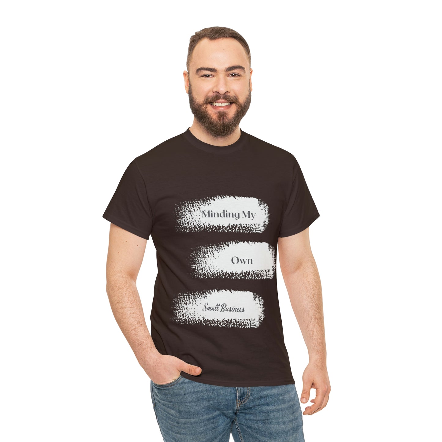 Minding My Own Small Business Unisex Heavy Cotton Tee
