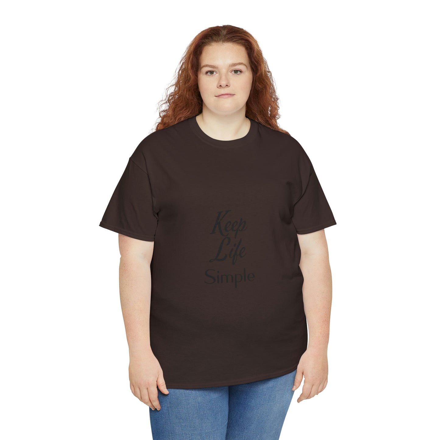 Keep Life Simple Unisex Heavy Cotton Tee