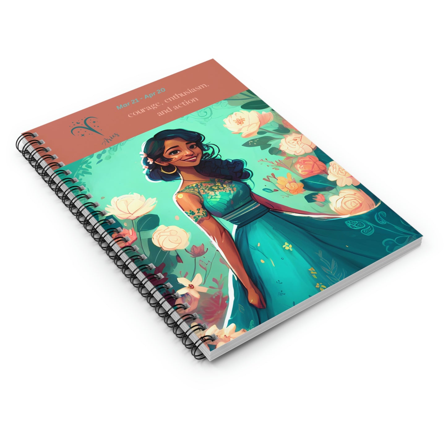 Astrology Collection (Aries) - Middle Eastern and Indian Culture Journal - Ruled Line