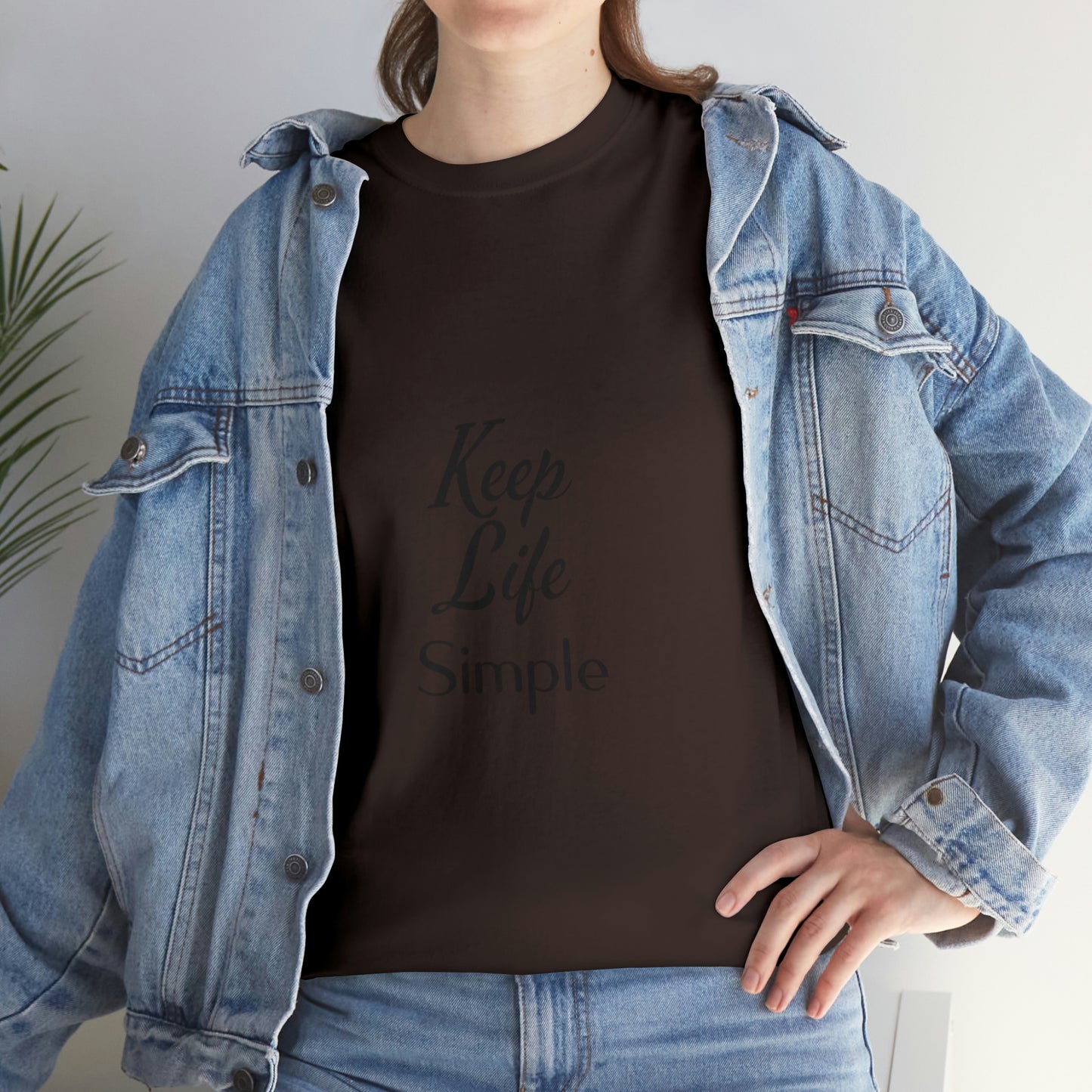 Keep Life Simple Unisex Heavy Cotton Tee