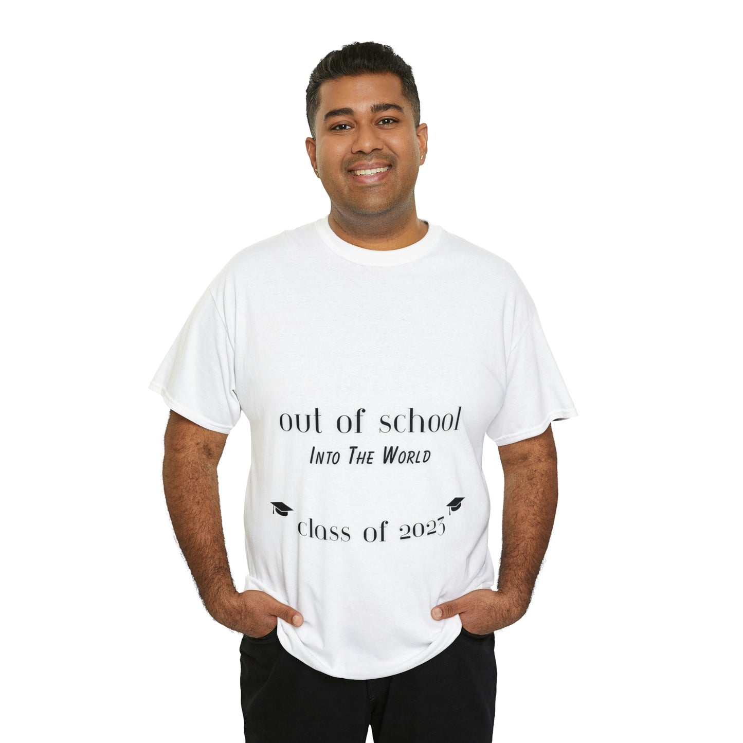 Out Of School Into The World T-shirt 2023 Graduation T-shirt