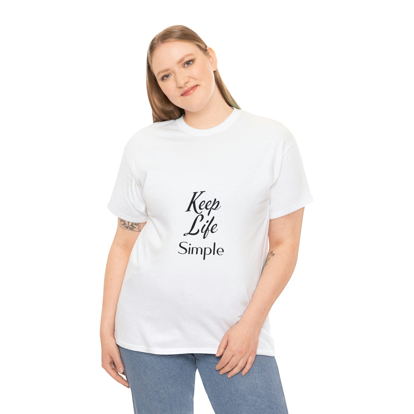 Keep Life Simple Unisex Heavy Cotton Tee