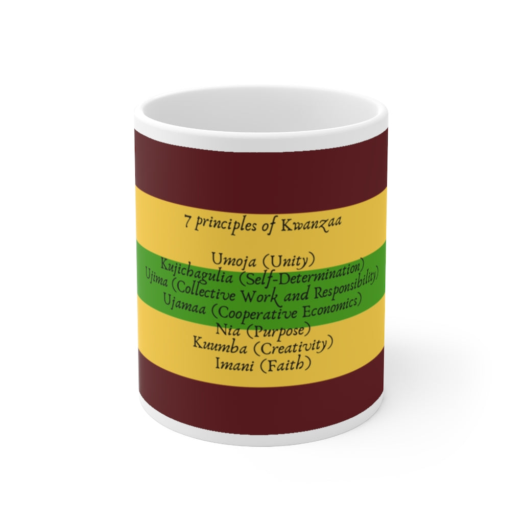 7 Principles of Kwanzaa Ceramic Mug