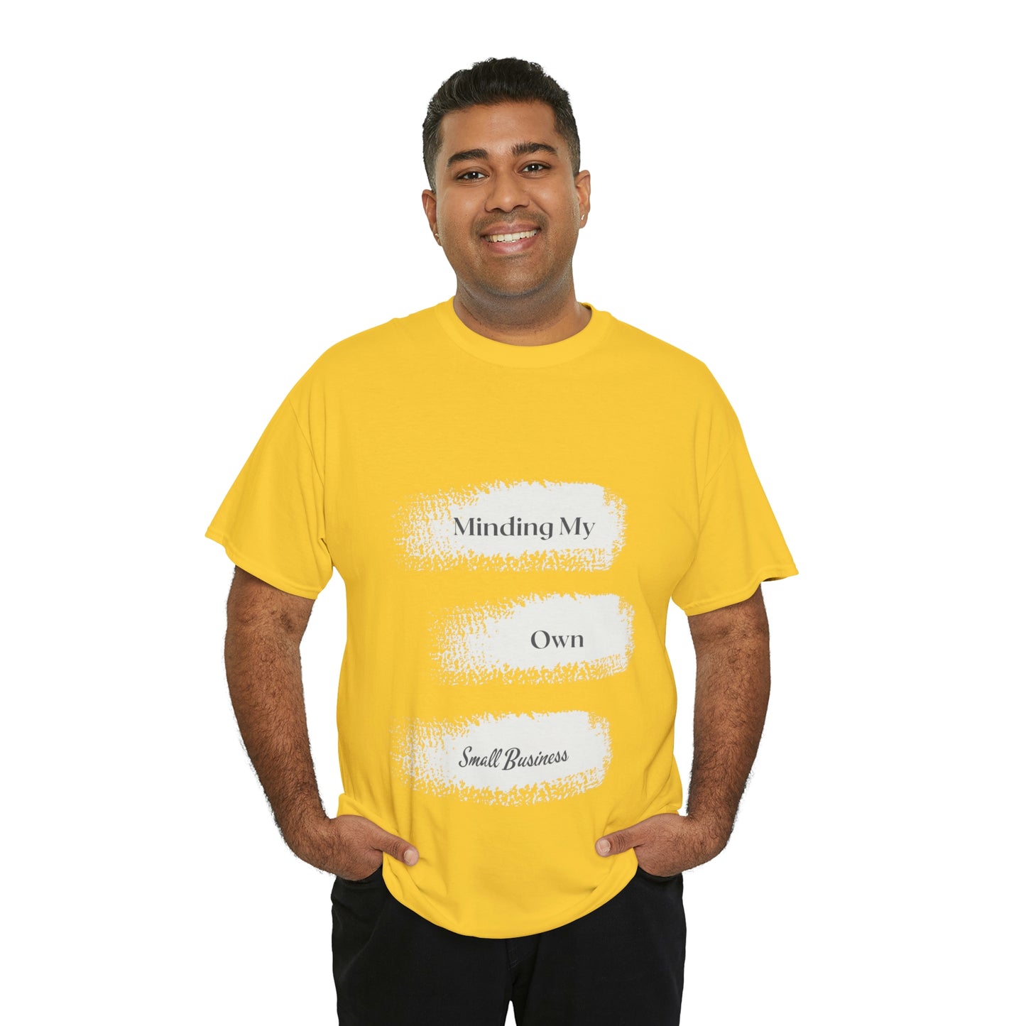 Minding My Own Small Business Unisex Heavy Cotton Tee