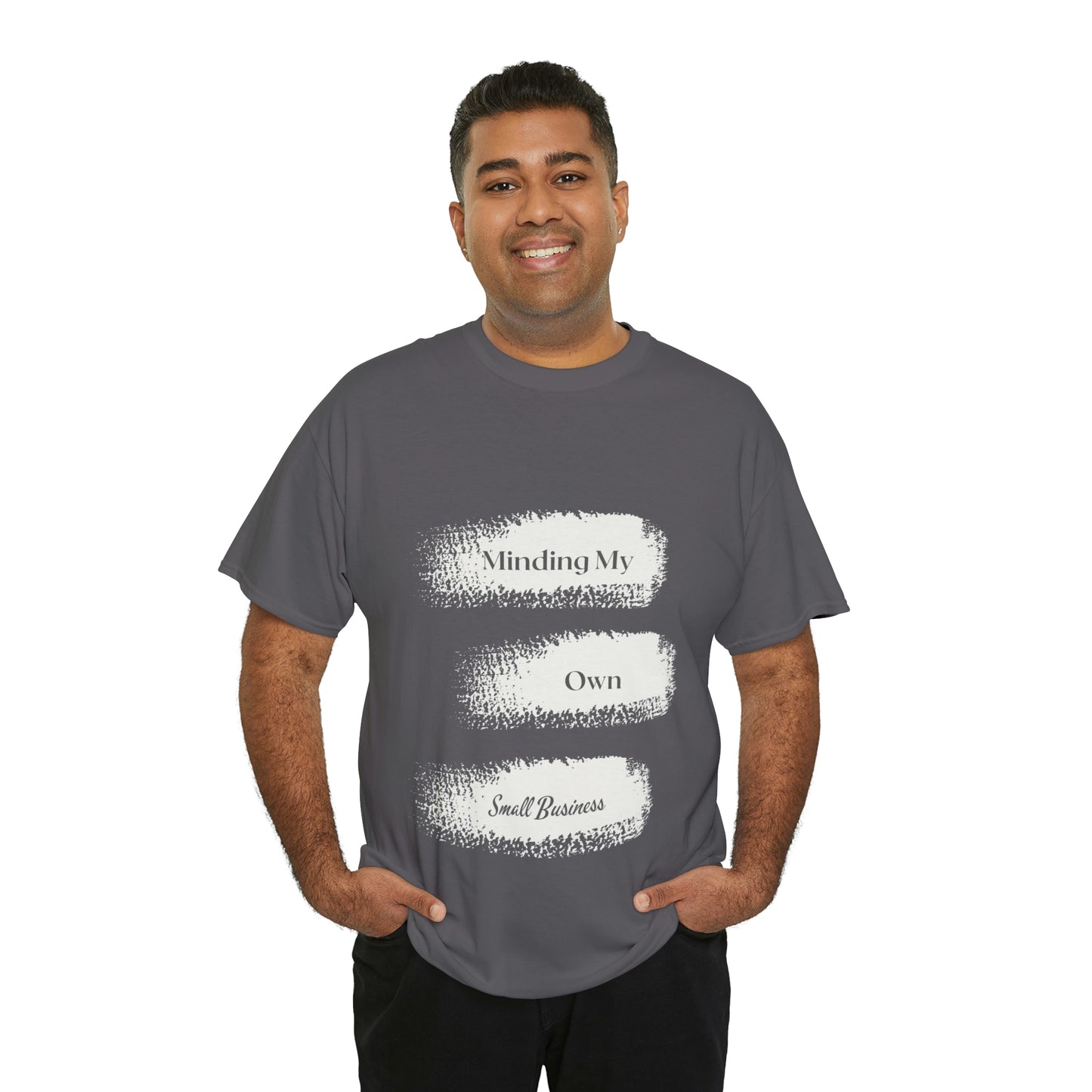 Minding My Own Small Business Unisex Heavy Cotton Tee