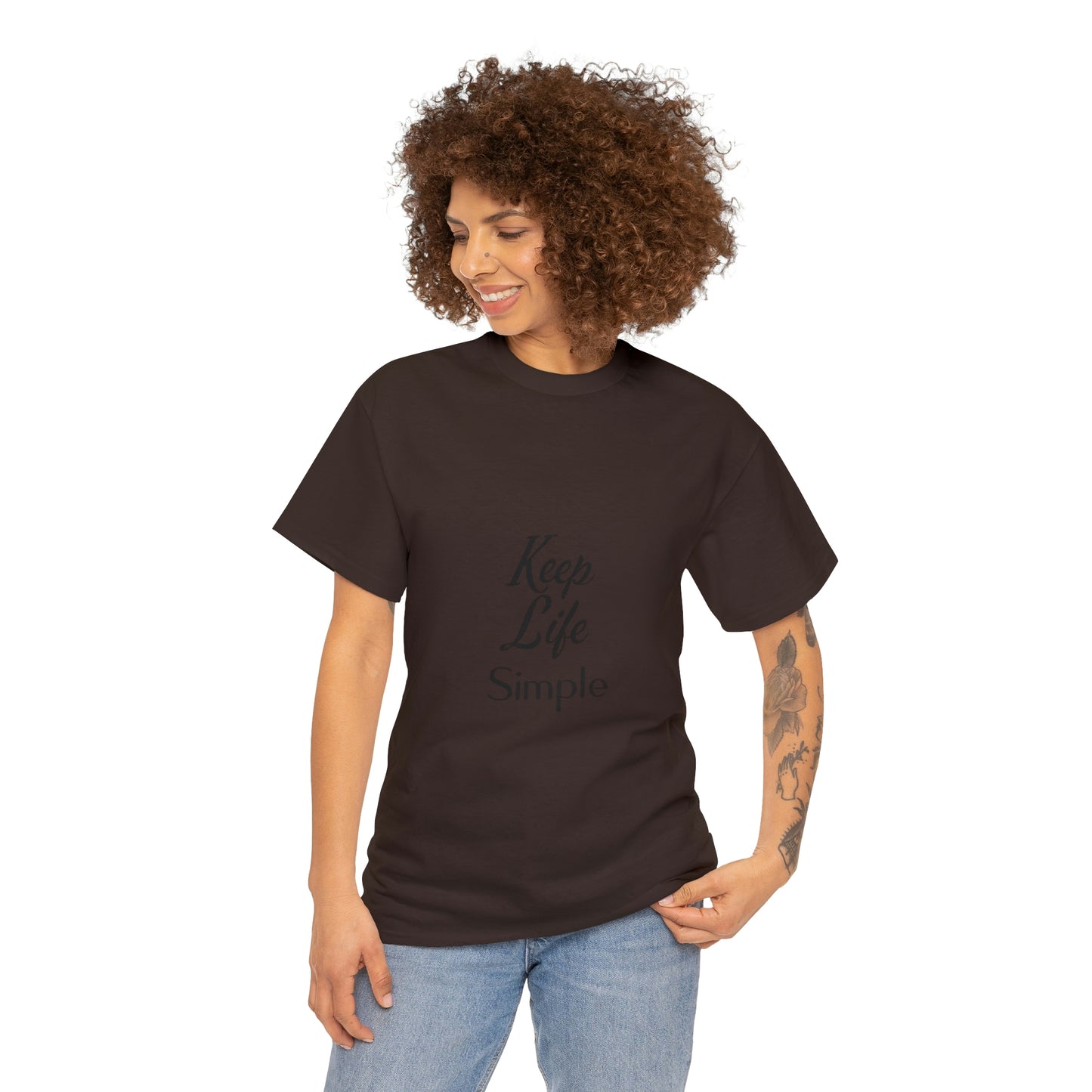 Keep Life Simple Unisex Heavy Cotton Tee