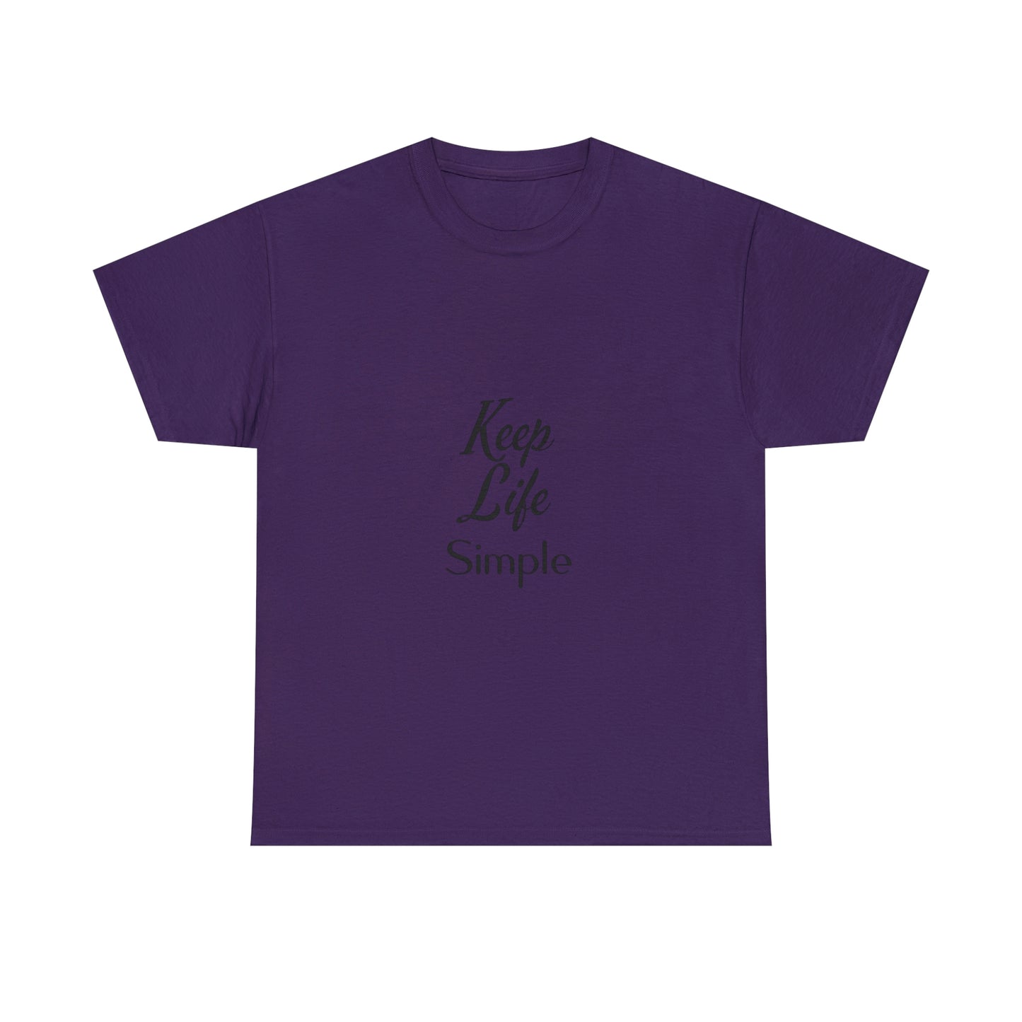 Keep Life Simple Unisex Heavy Cotton Tee