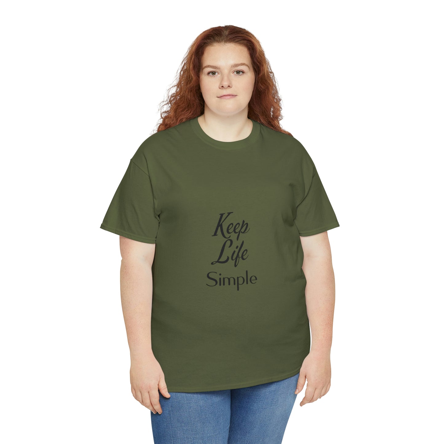 Keep Life Simple Unisex Heavy Cotton Tee