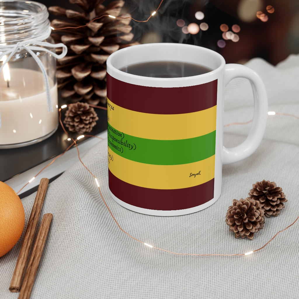 7 Principles of Kwanzaa Ceramic Mug