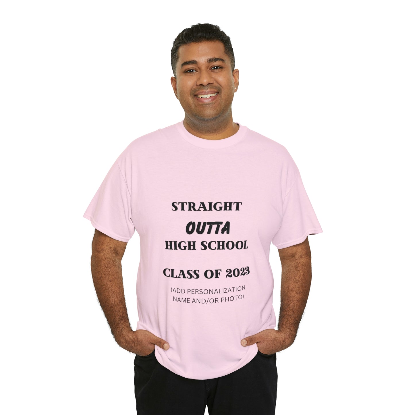Straight Outta High School T-shirt 2023 Graduation T-shirt (PERSONALIZED)