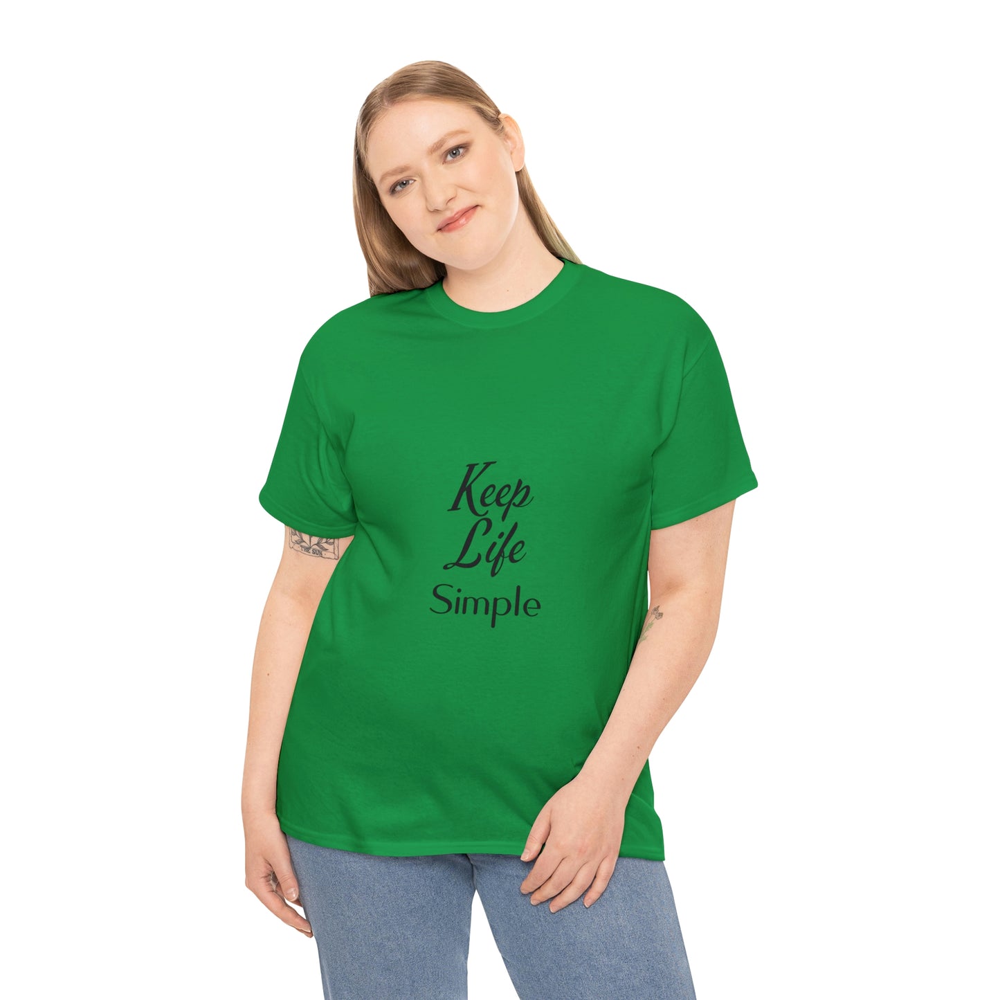 Keep Life Simple Unisex Heavy Cotton Tee